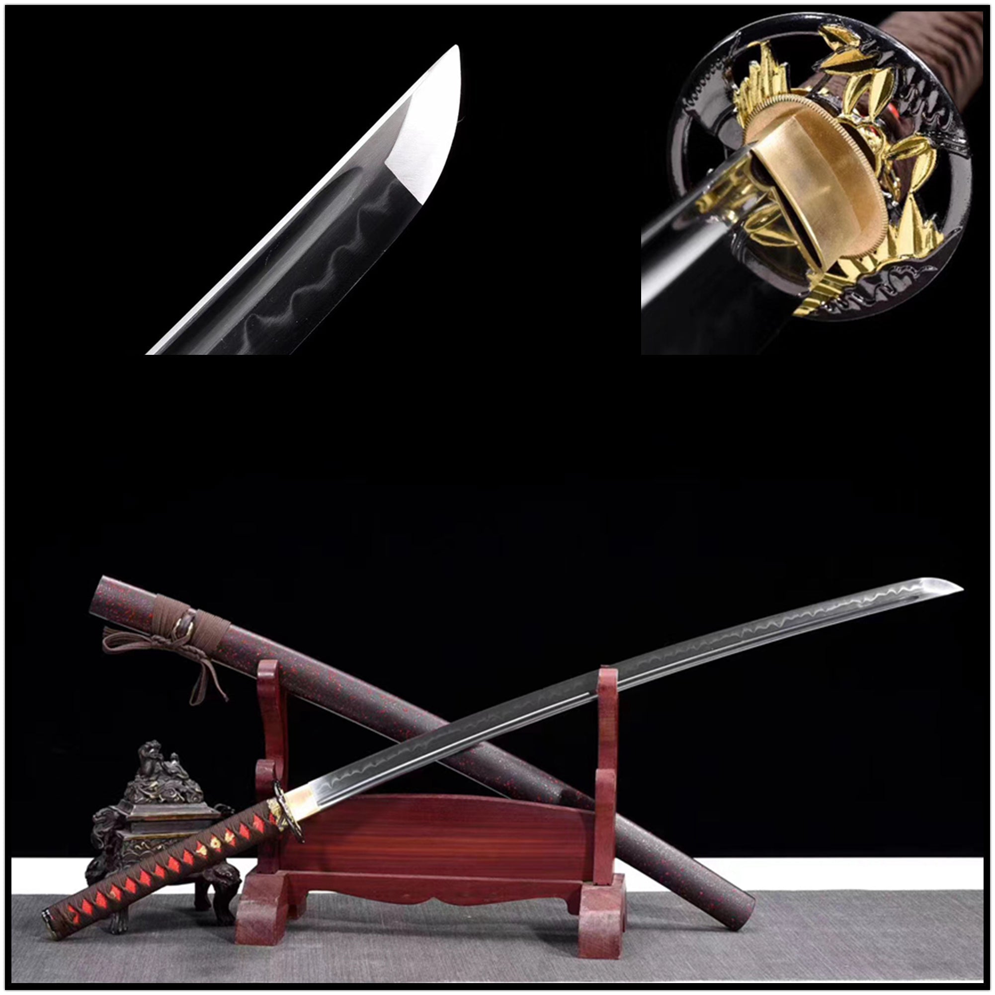 Katana Xuzhu T10 Clay Tempered Purple Saya 虛竹 | KatanaSwordArt Katana For Sale 2025