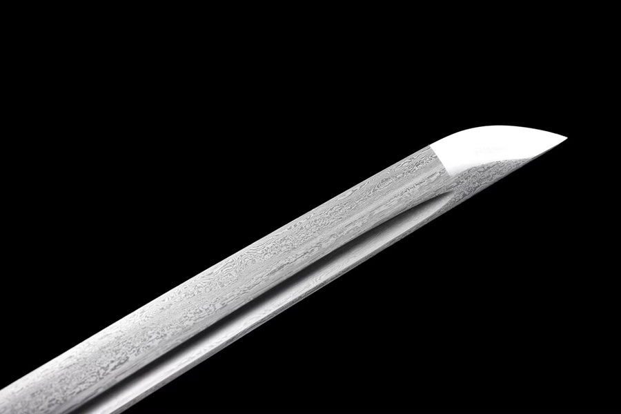 Katana Yingluo Damascus Folded Sakura 瓔珞 | KatanaSwordArt Katana For Sale