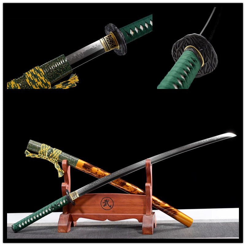 Katana Yuji T10 Clay Tempered Orange Saya 禦姬 | KatanaSwordArt Katana For Sale 2025