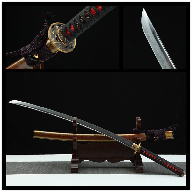 Katana Yupi T10 Clay Tempered Red Saya 雨披 | KatanaSwordArt Katana For Sale 2025