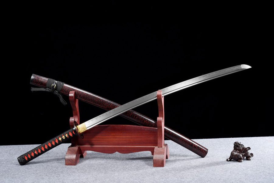 Katana Zijing T10 Clay Tempered Red 紫荊 | KatanaSwordArt Katana For Sale 2025