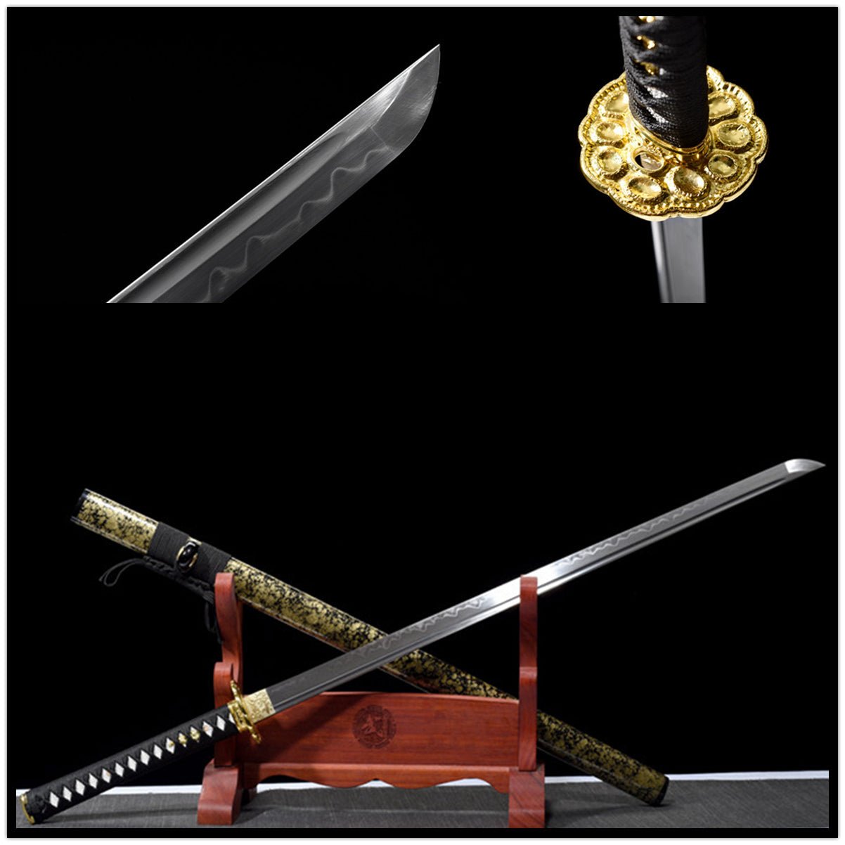 Straight Katana Jinkui T10 Clay Tempered Blade 金葵 | KatanaSwordArt Katana For Sale 2025