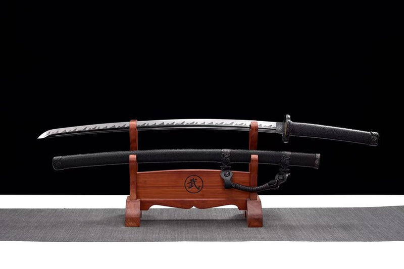 Tachi Sword Juhua High Manganese Black 黑菊 For Sale | KatanaSwordArt Japanese Katana