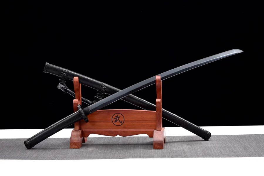 Tachi Sword Moju High Manganese Black 墨菊 | KatanaSwordArt Katana For Sale