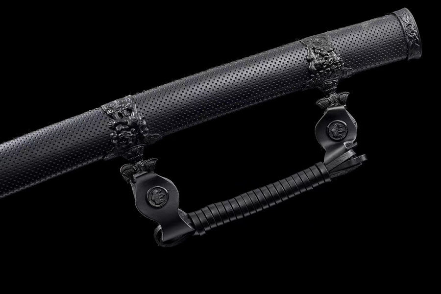 Tachi Sword Moju High Manganese Black 墨菊 | KatanaSwordArt Katana For Sale