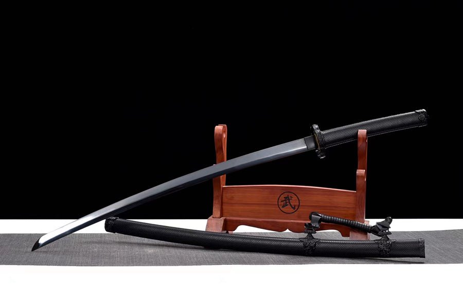 Tachi Sword Moju High Manganese Black 墨菊 | KatanaSwordArt Katana For Sale