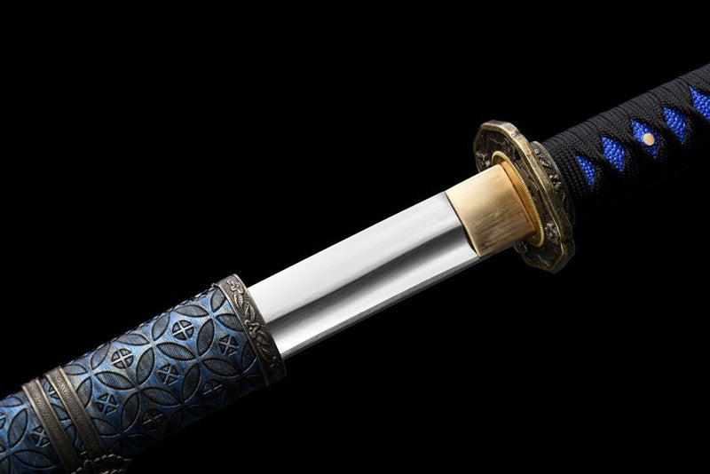 Tachi Sword Qianbi High Speed Steel Blue 千幣 For Sale | KatanaSwordArt Japanese Katana