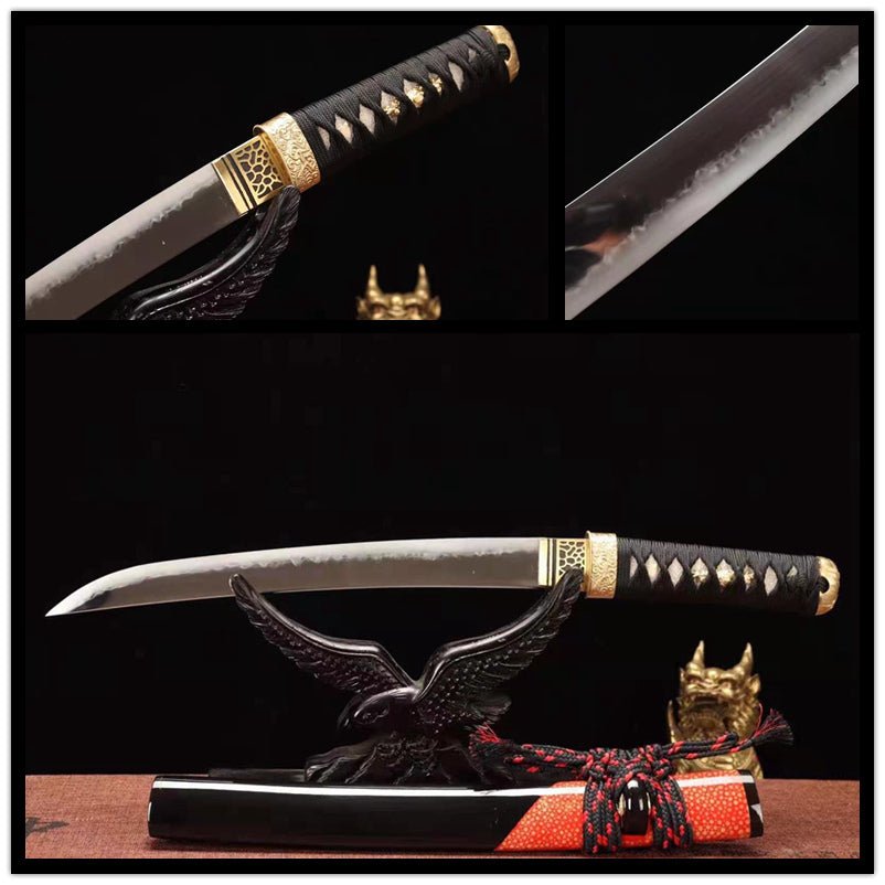 Tanto Sword Yuhun T10 Clay Tempered Blade 玉魂 | KatanaSwordArt Tanto For Sale 2025