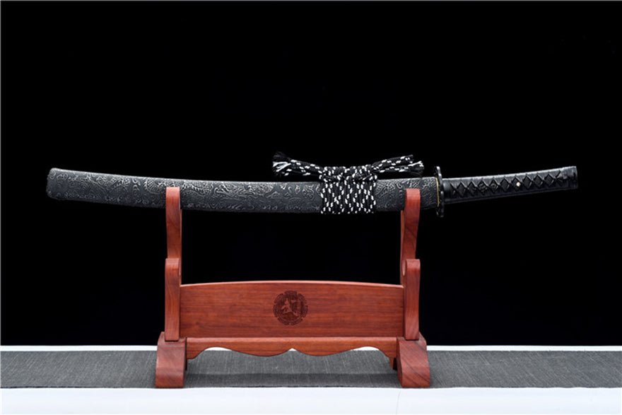 Wakizashi Sword Chilong Manganese Steel Dragon Saya 螭龍 | KatanaSwordArt Wakizashi For Sale 2025