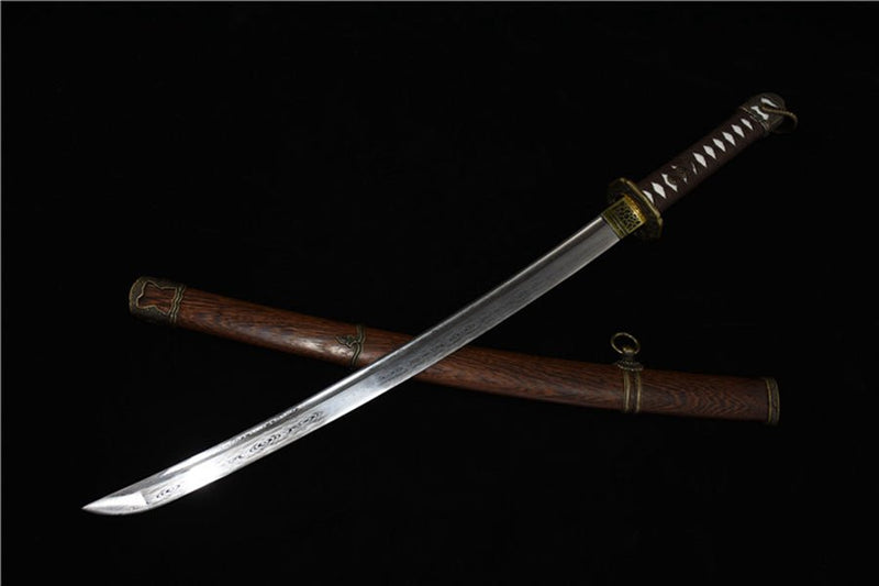 Wakizashi Sword Junwen High Manganese 軍紋 For Sale | KatanaSwordArt Japanese Katana