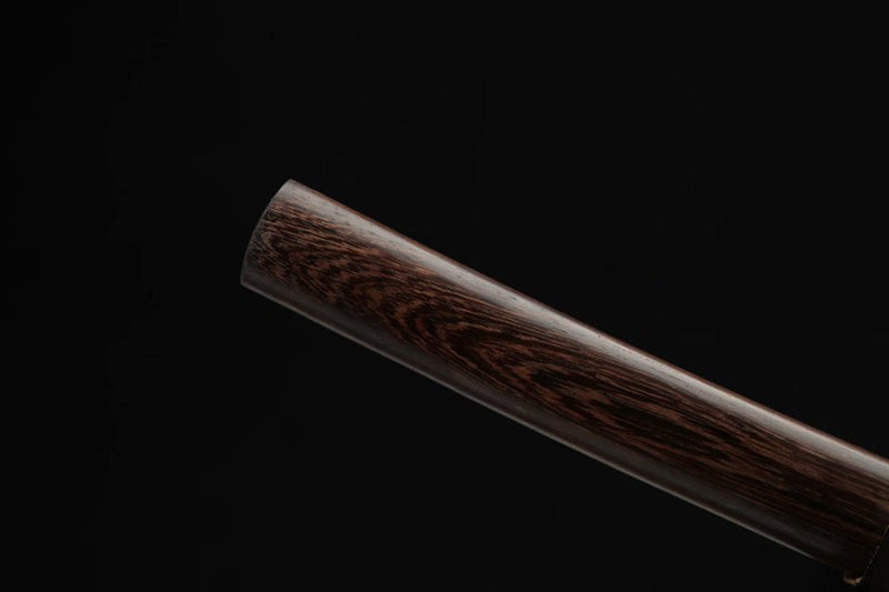 Wakizashi Sword Jiangtai Damascus Folded Clay Tempered 姜太 For Sale | KatanaSwordArt Japanese Katana