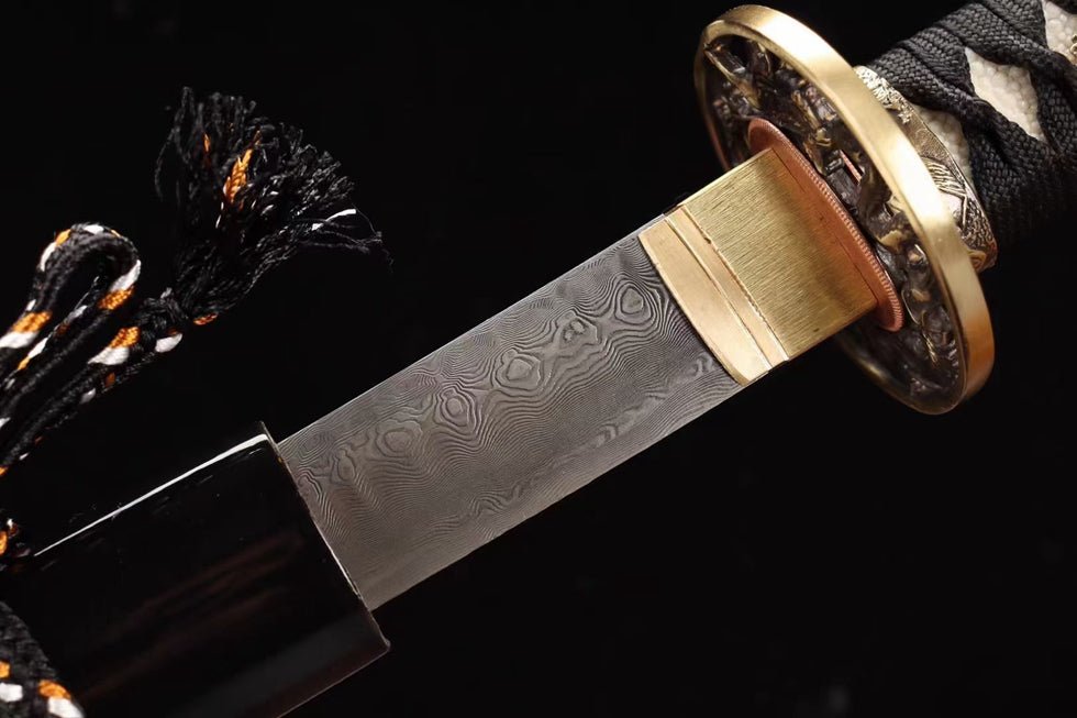 Unboxing Katana Dragon Horse Damascus Folded Dragon Sculpture Saya - KatanaSwordArt Australia