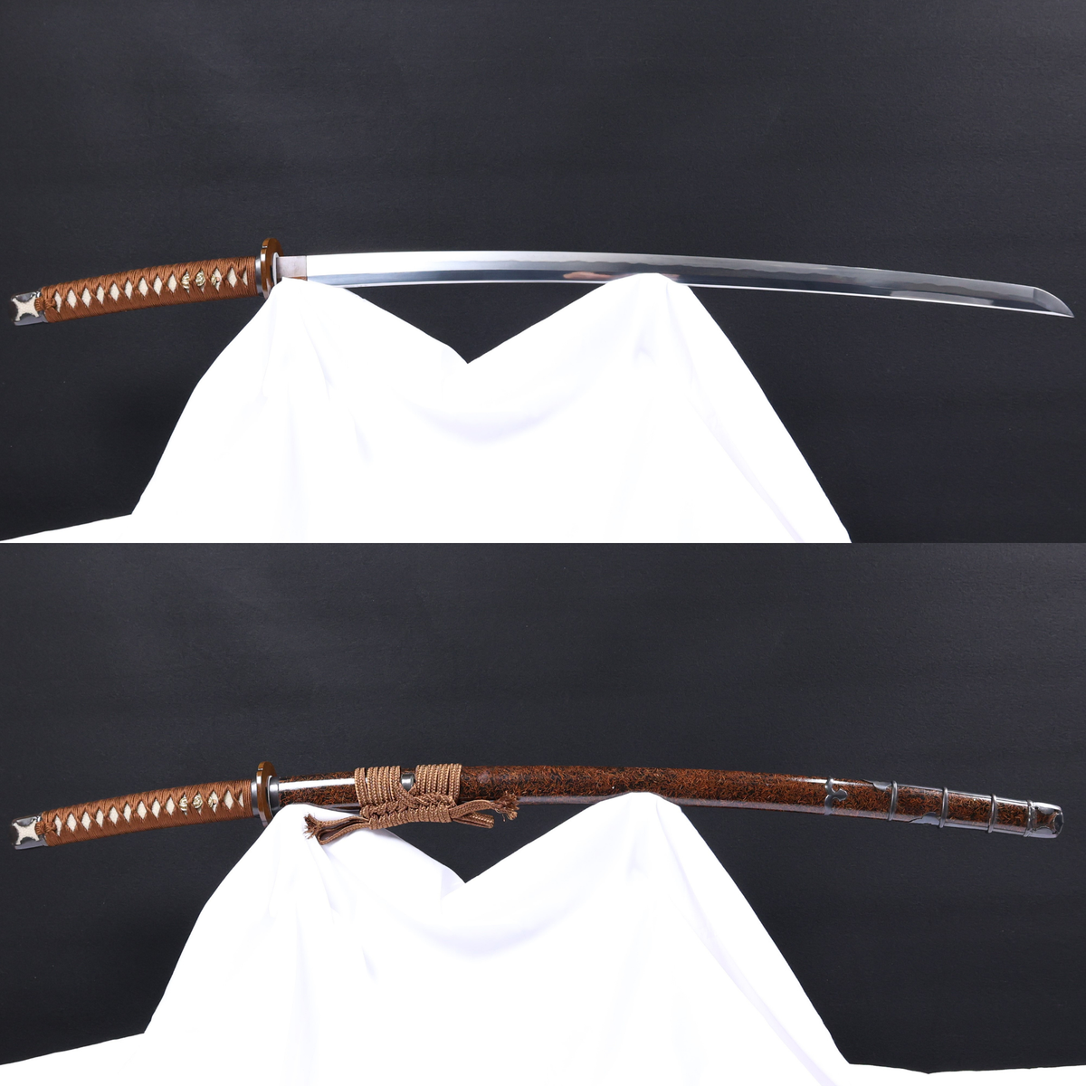 Katana Blazing Sun Oroshigane Kobuse Blade Jojaku Koshirae 炎陽 | TangGu Sword