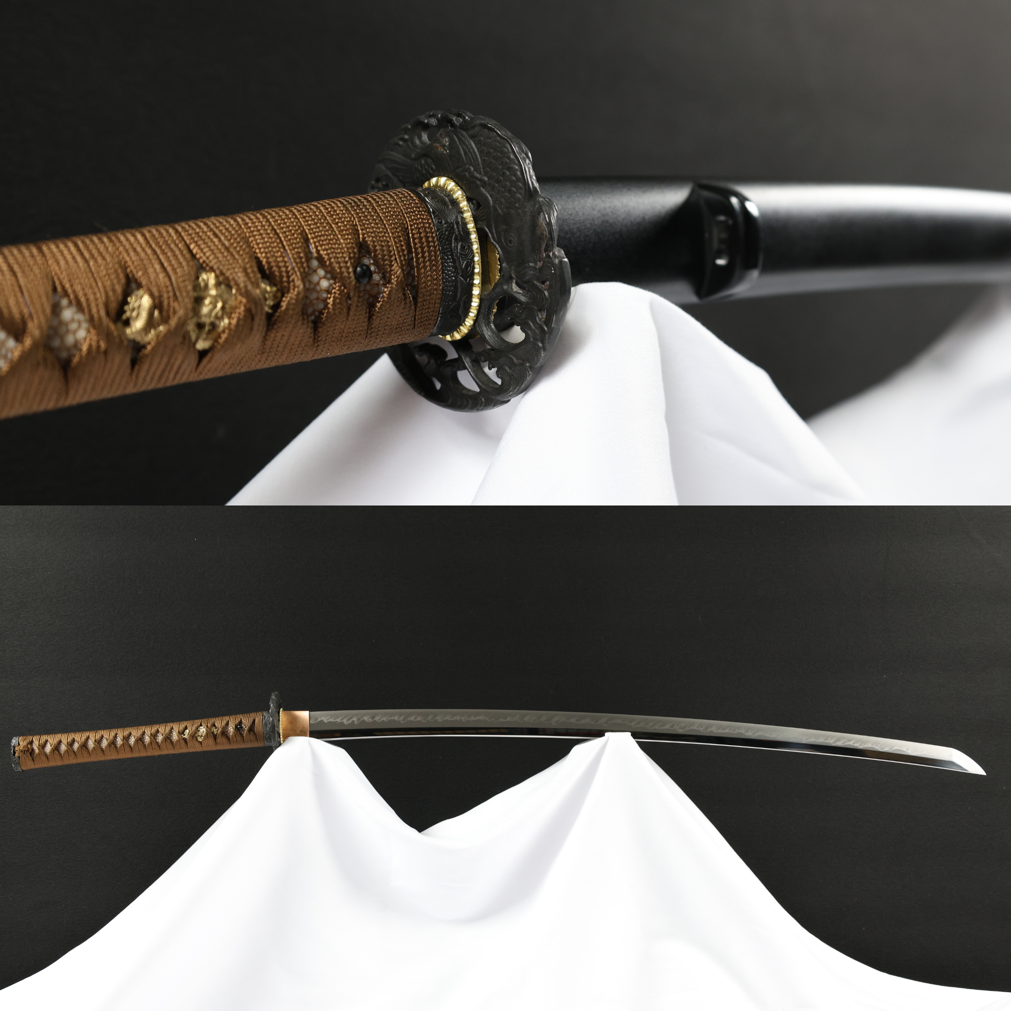 Katana Koi Stone Maru Blade Suiboku Koshirae 锦石 | TangGu Sword