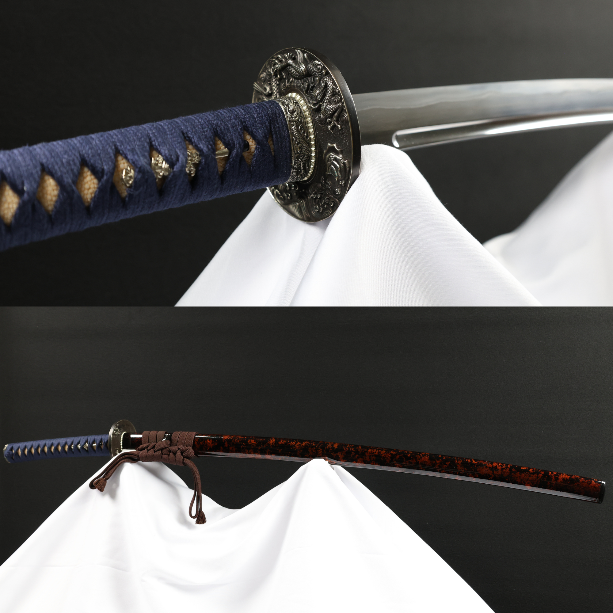 Katana Dragon Current Sanmai Blade Seiryū Koshirae 龍瀞 | TangGu Sword
