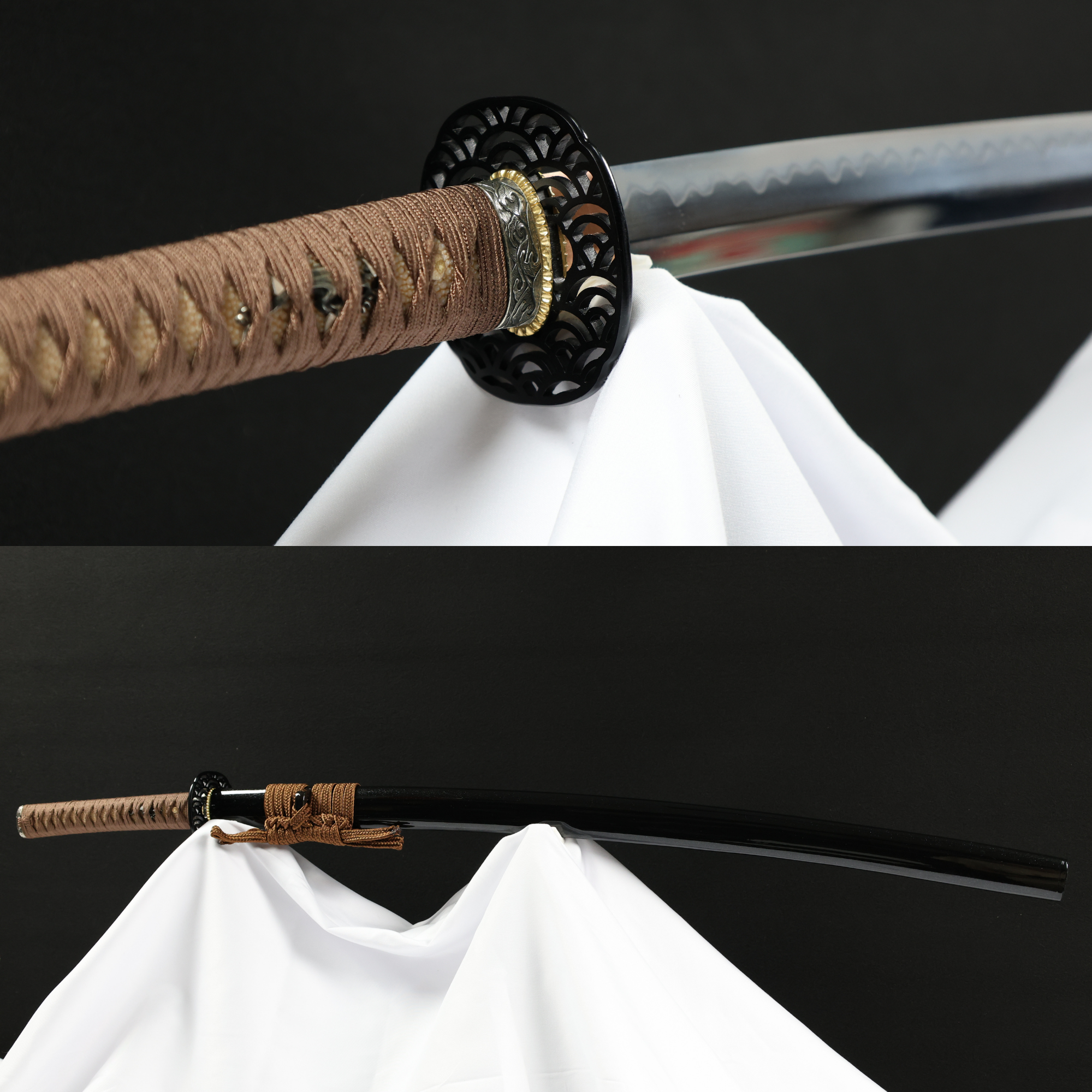 Katana Black Wave Maru Blade Kuronami Koshirae 黒浪 | TangGu Sword
