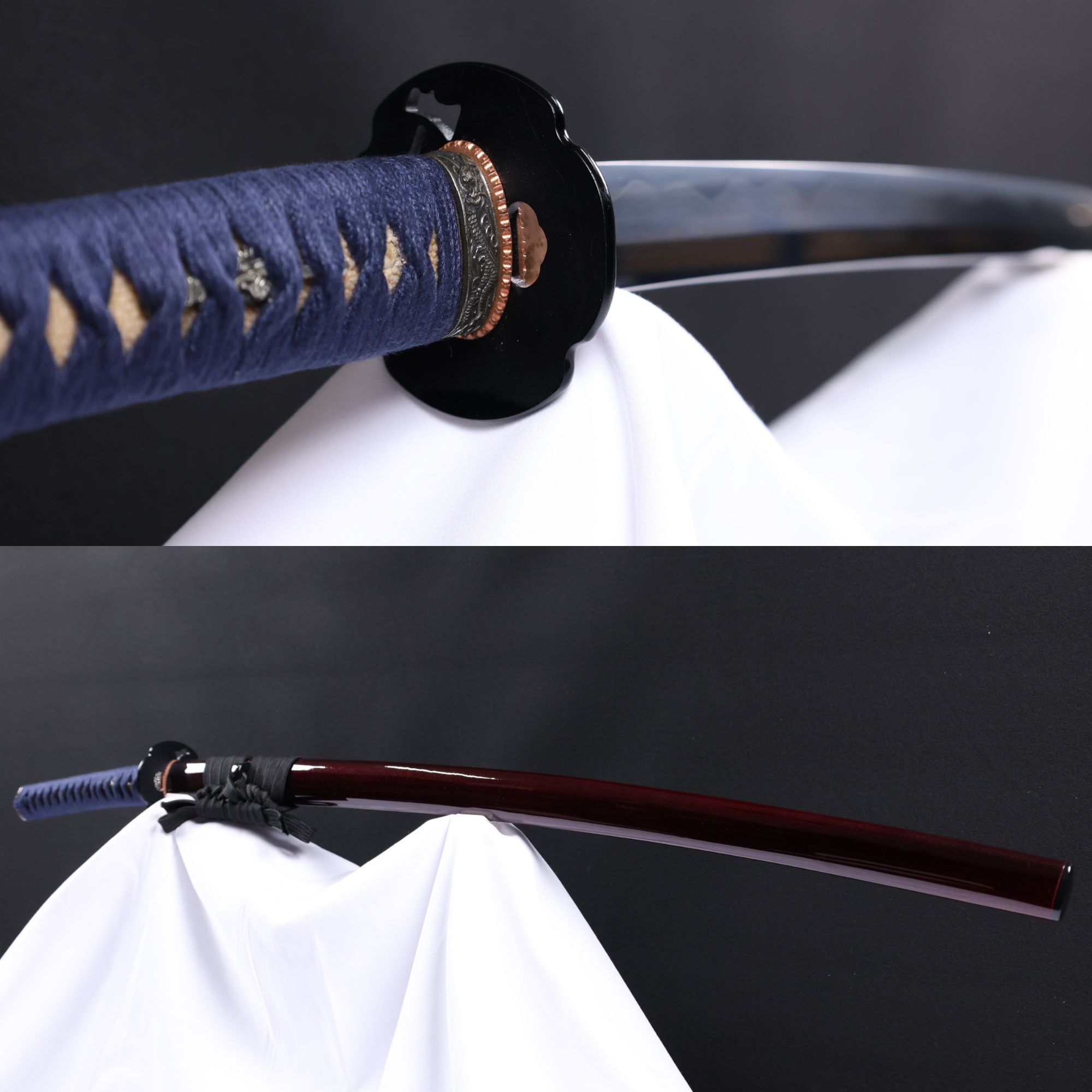 Katana Abyssal Crimson Maru Blade Enryū Koshirae 炎龍 | TangGu Sword