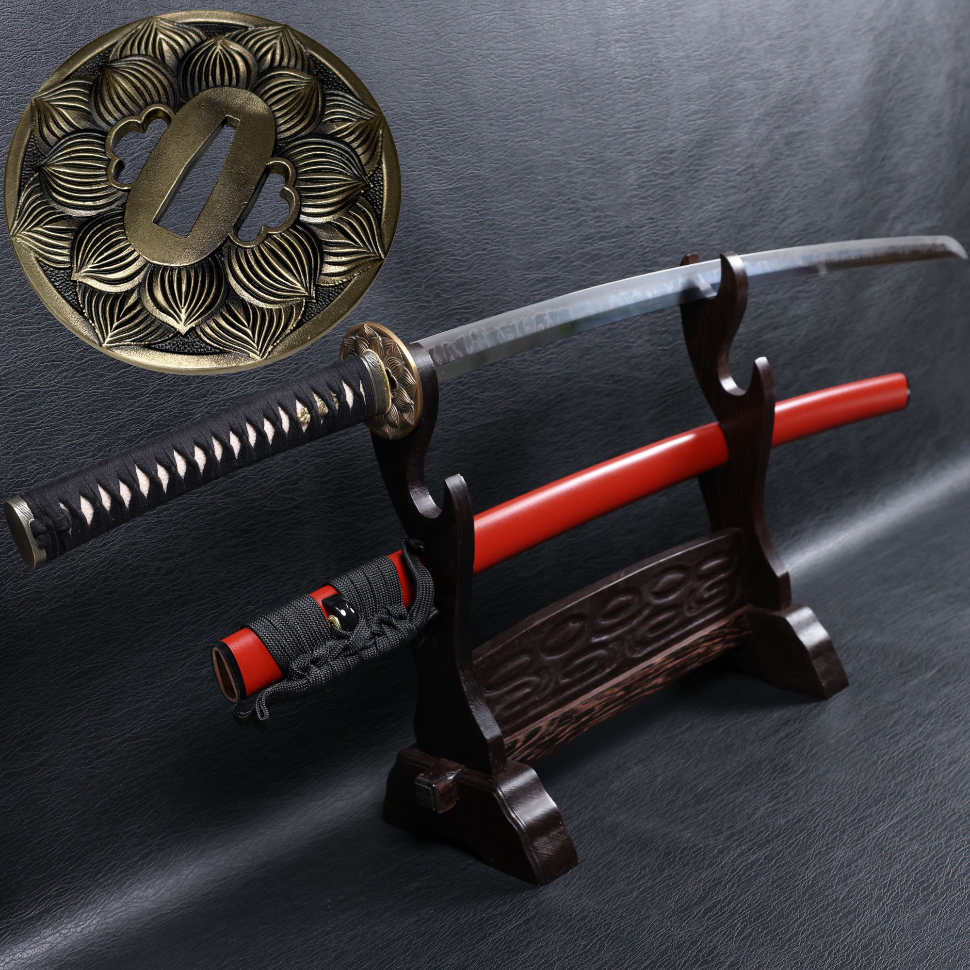 Katana Sōrin T10 Clay Tempered Blade with Hitatsura Hamon | KSA Jiang