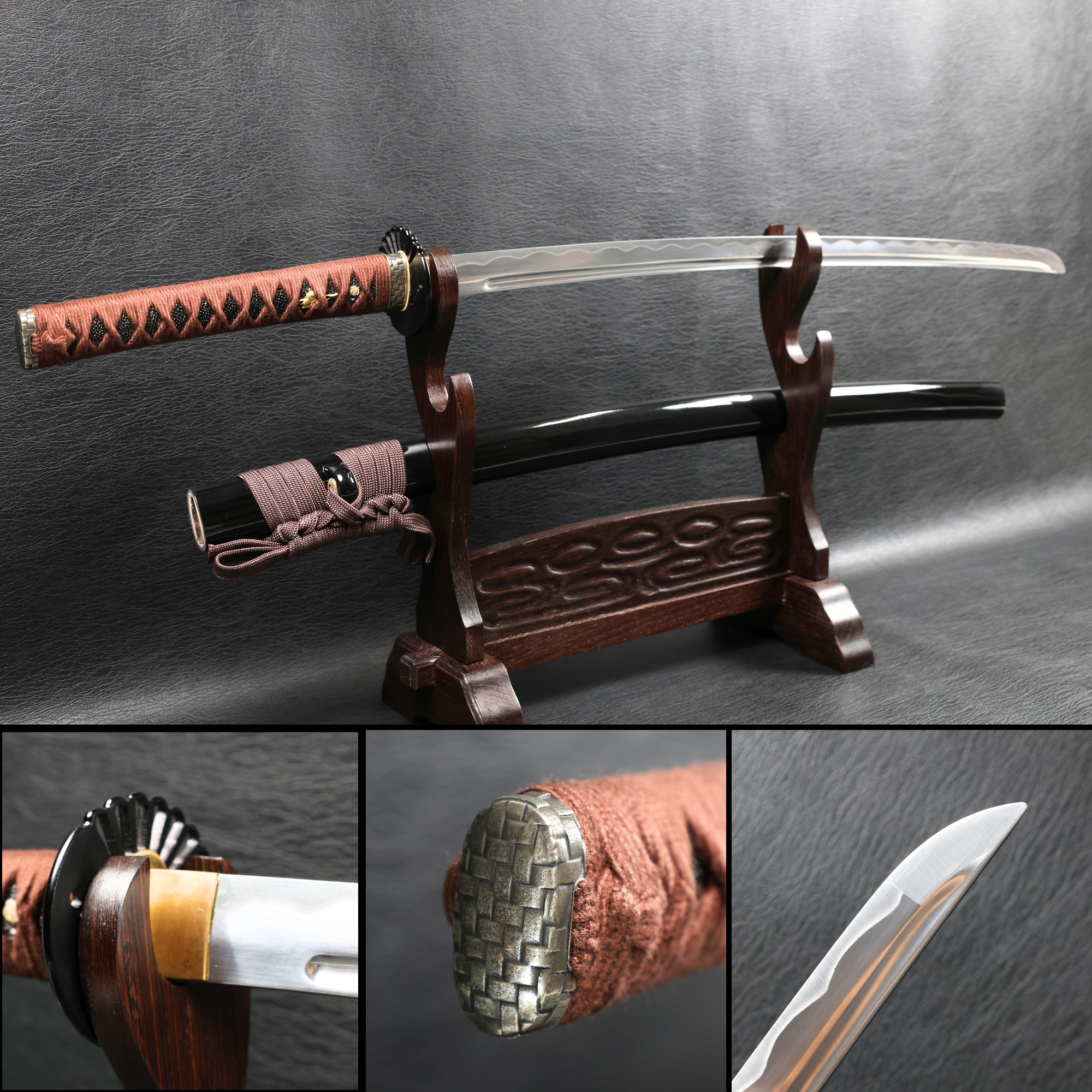 Iaito Katana Kogarashi Dragonfly Unsharpened Alloy Blade with Shinken‑Hi | KSA Ju
