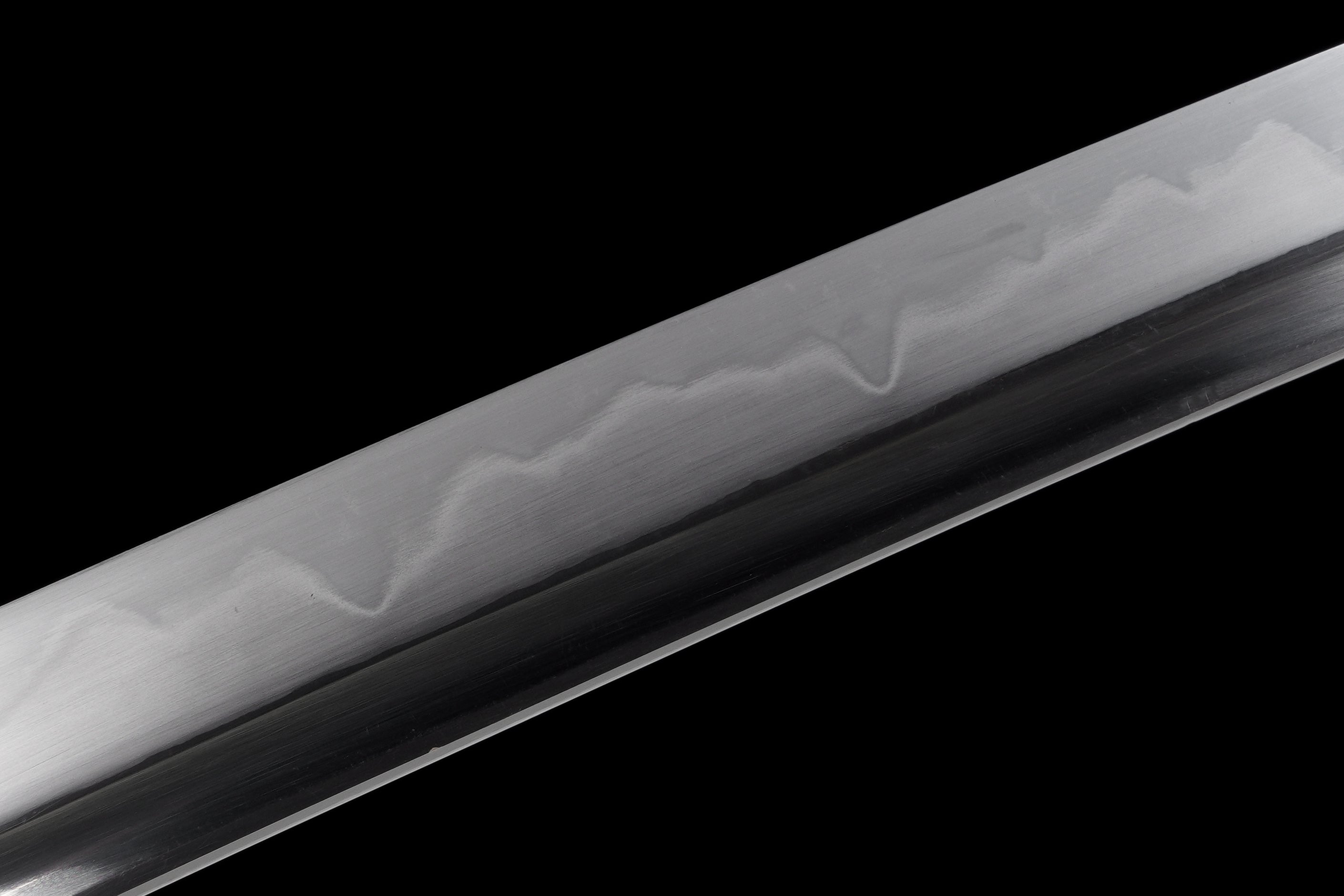 Katana Shadow Veil T10 Clay Tempered Blade with Black Lacquer Saya 影紗