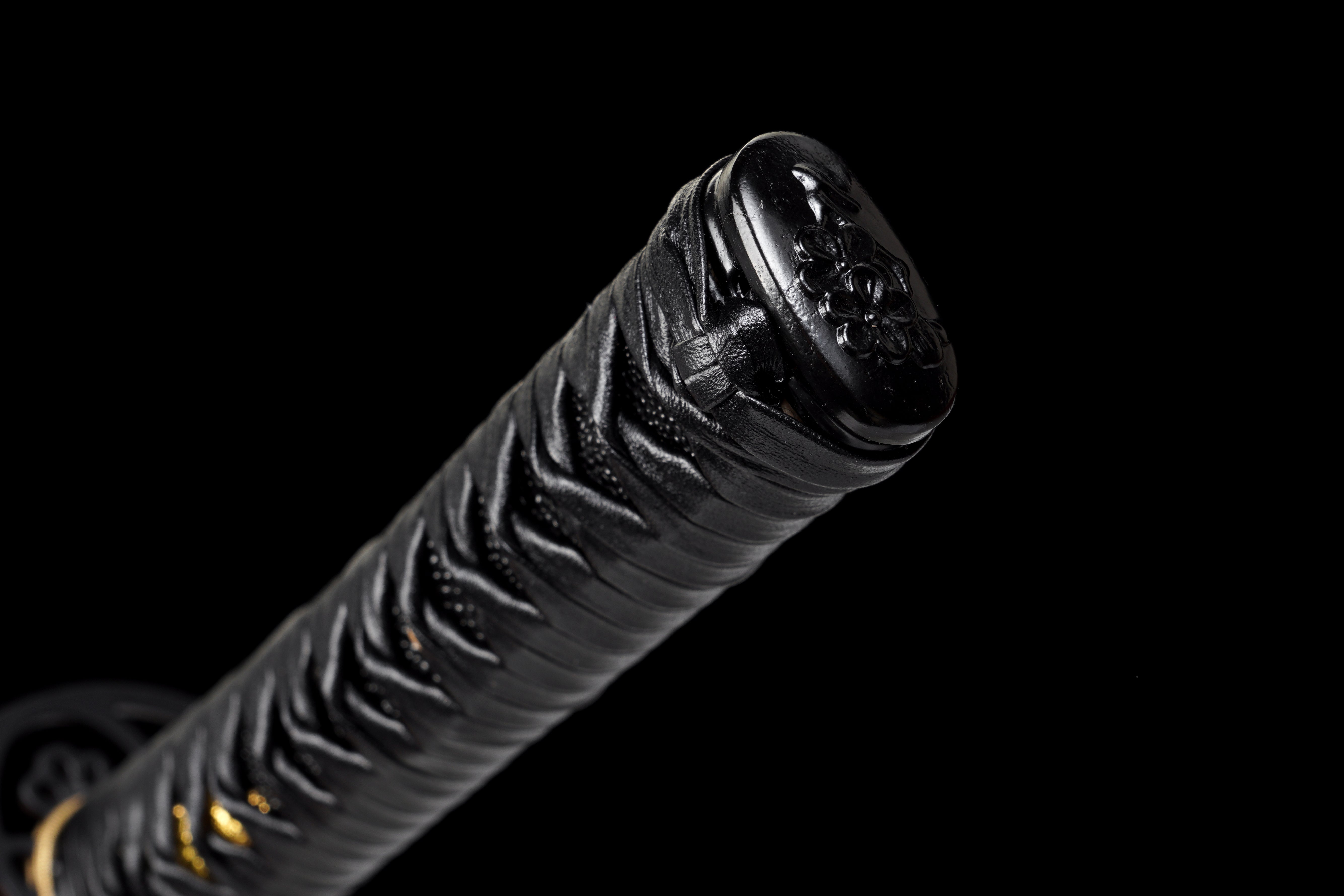 Katana Shadow Veil T10 Clay Tempered Blade with Black Lacquer Saya 影紗