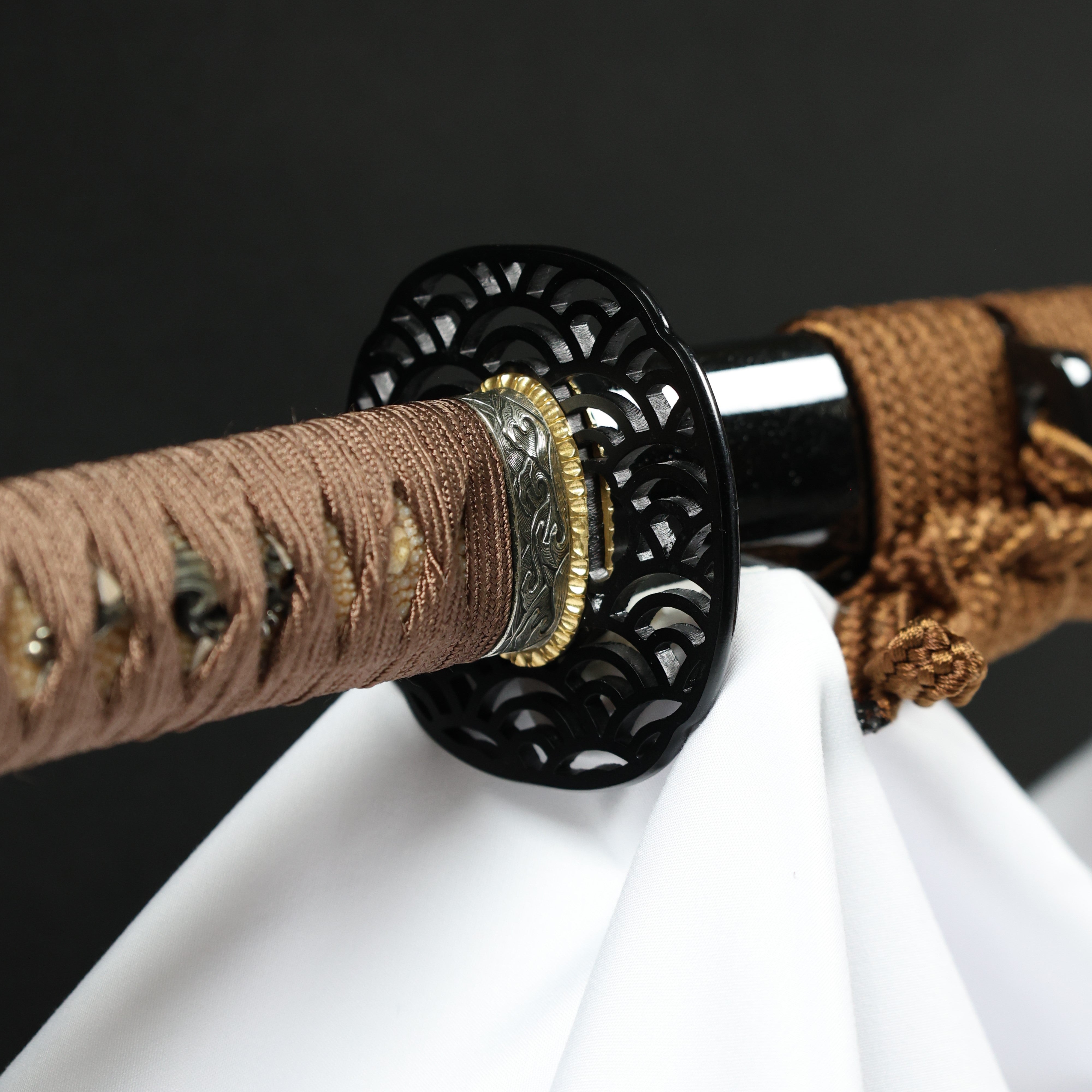 Katana Black Wave Maru Blade Kuronami Koshirae 黒浪 | TangGu Sword