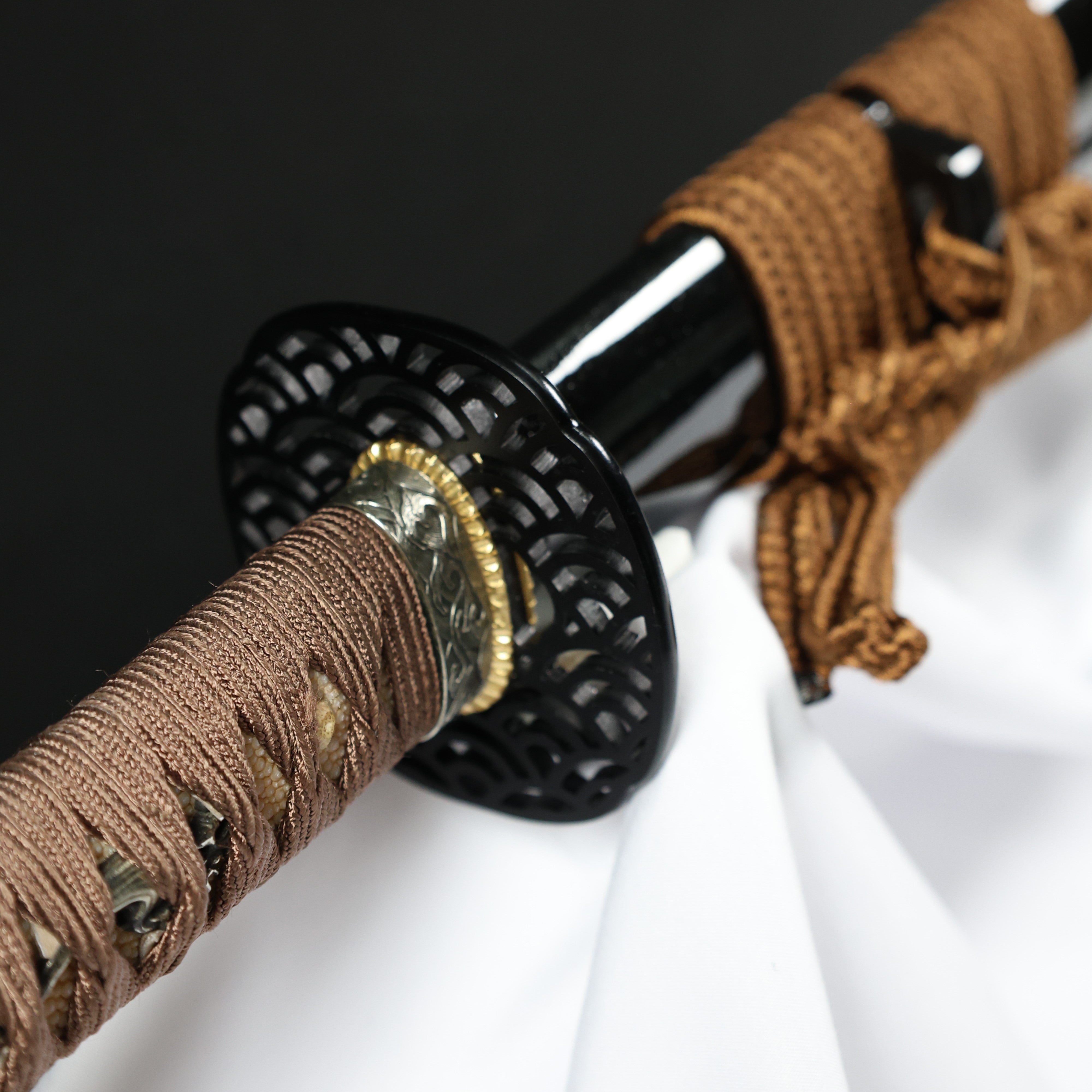 Katana Black Wave Maru Blade Kuronami Koshirae 黒浪 | TangGu Sword