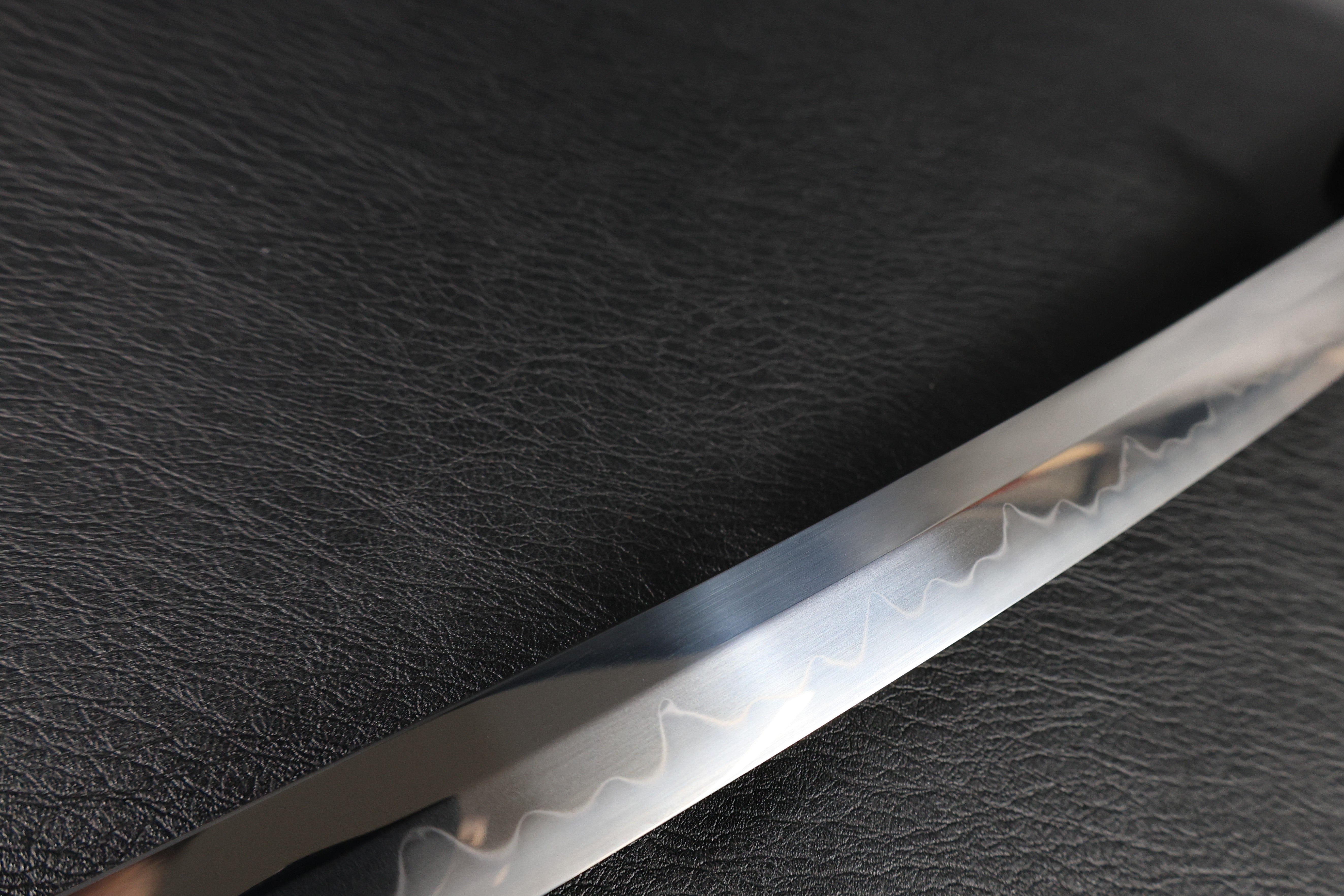 Katana Masayuki T10 Clay Tempered Blade with Sanbonsugi Hamon | KSA Huo