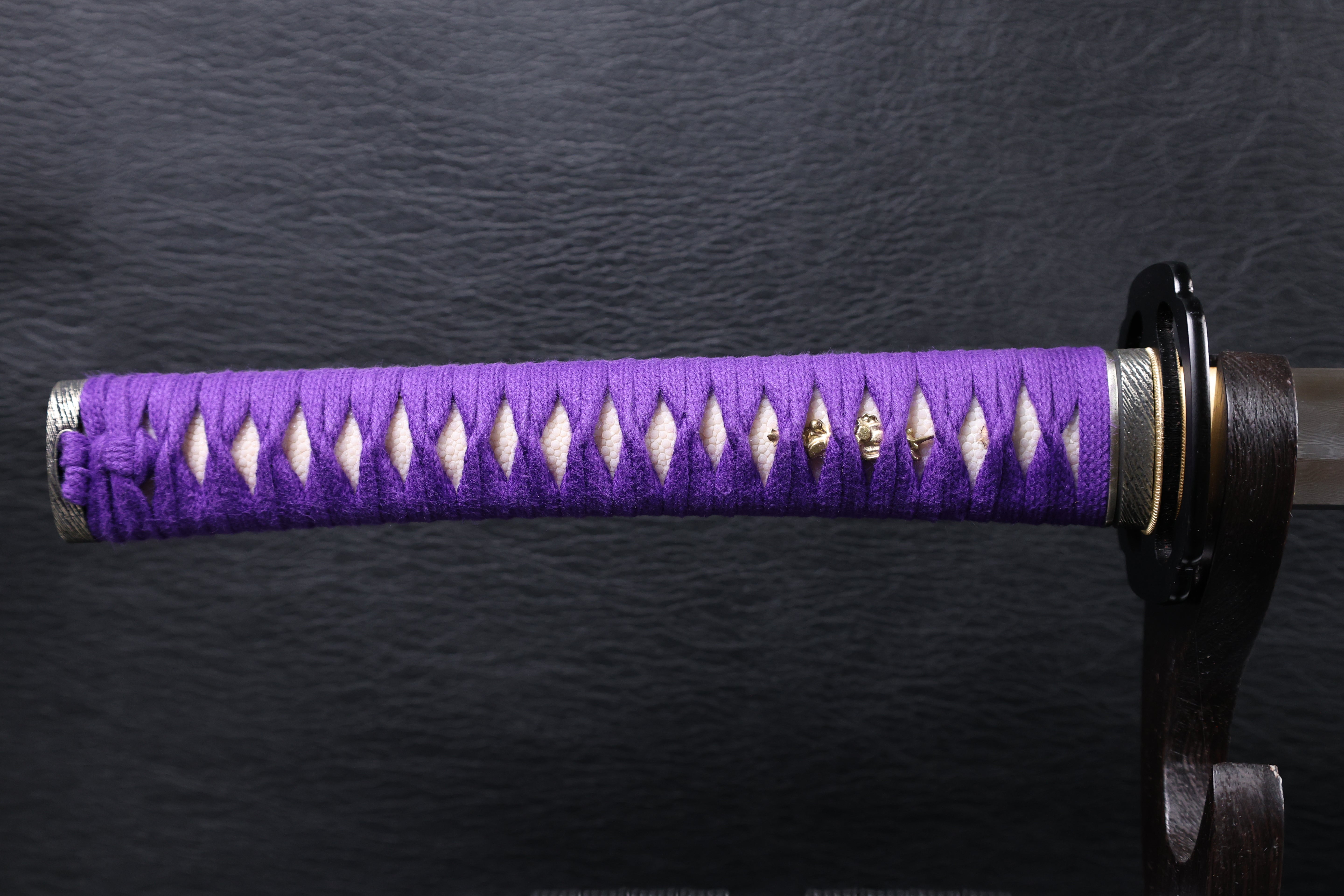 Katana Shingen Folded Steel Clay Tempered Blade with Notare Wave Hamon | KSA Hua