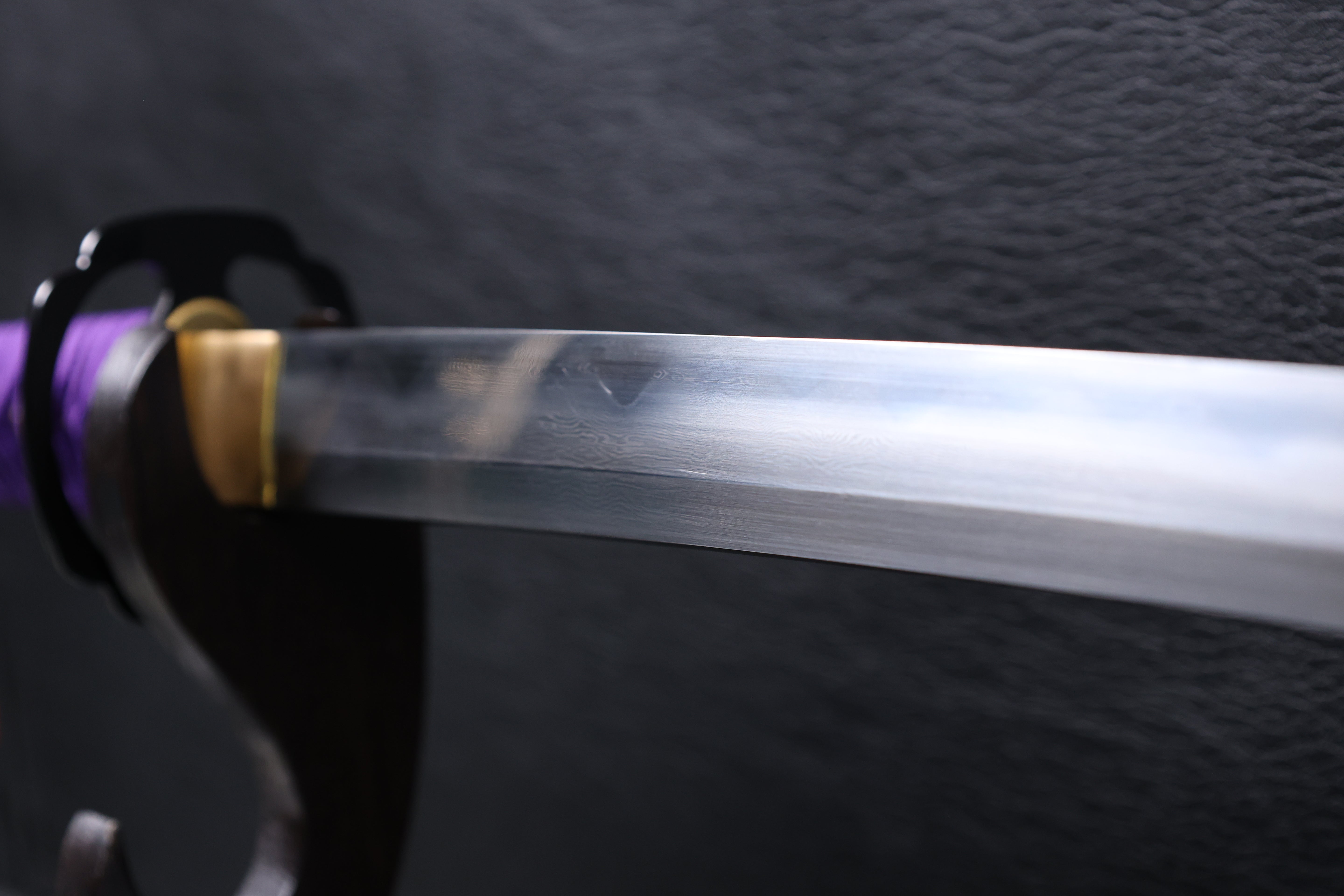 Katana Shingen Folded Steel Clay Tempered Blade with Notare Wave Hamon | KSA Hua
