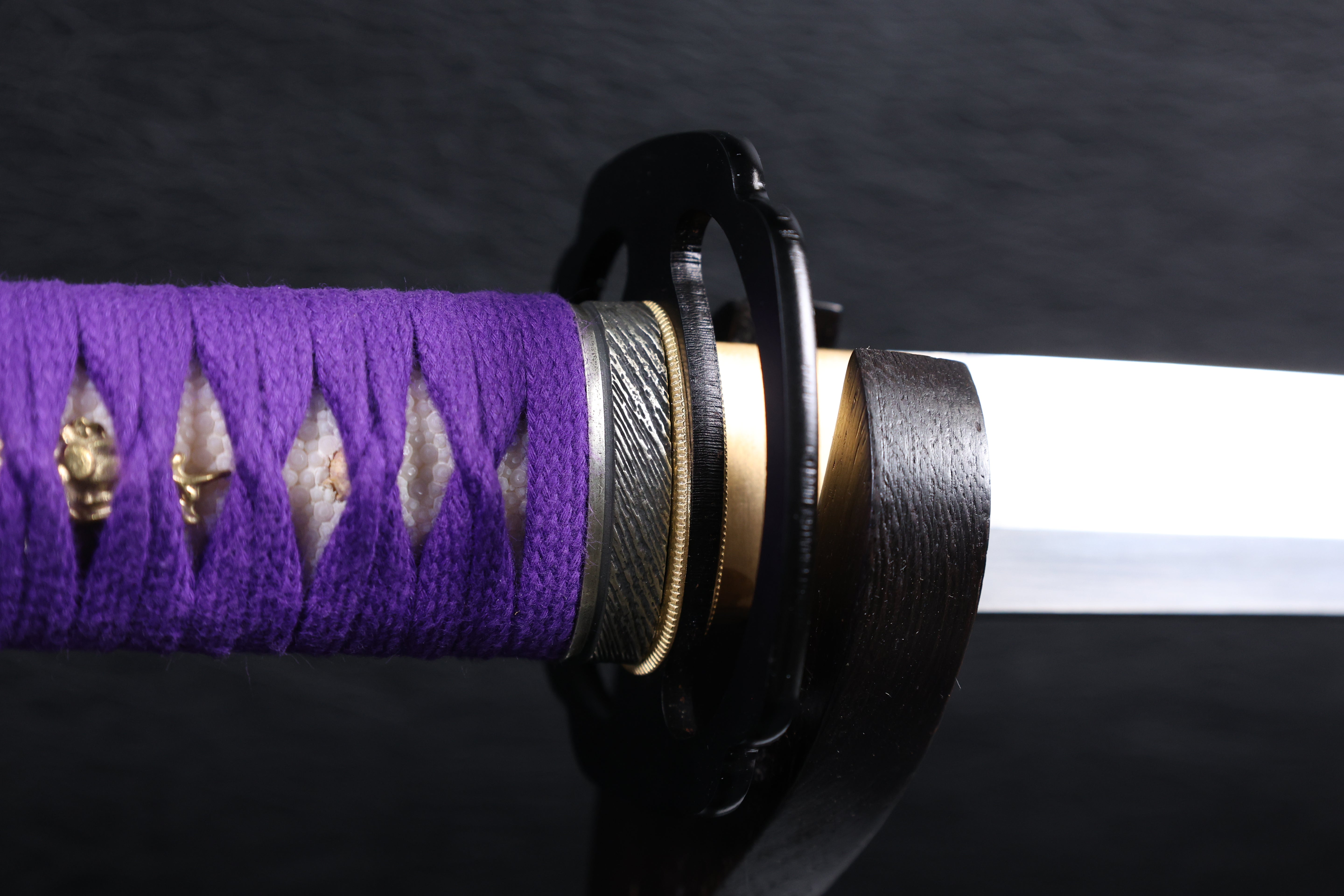 Katana Shingen Folded Steel Clay Tempered Blade with Notare Wave Hamon | KSA Hua