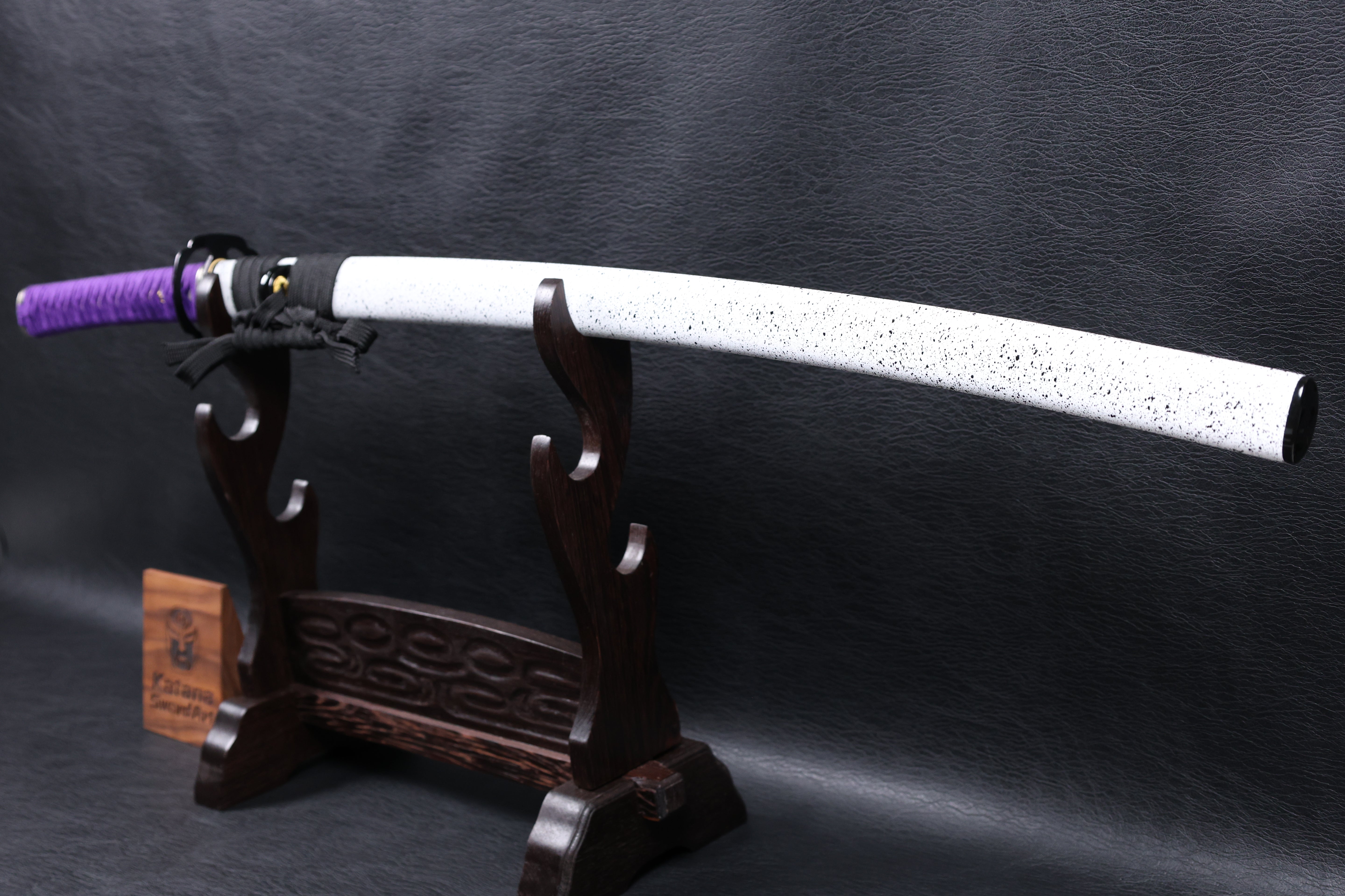 Katana Shingen Folded Steel Clay Tempered Blade with Notare Wave Hamon | KSA Hua
