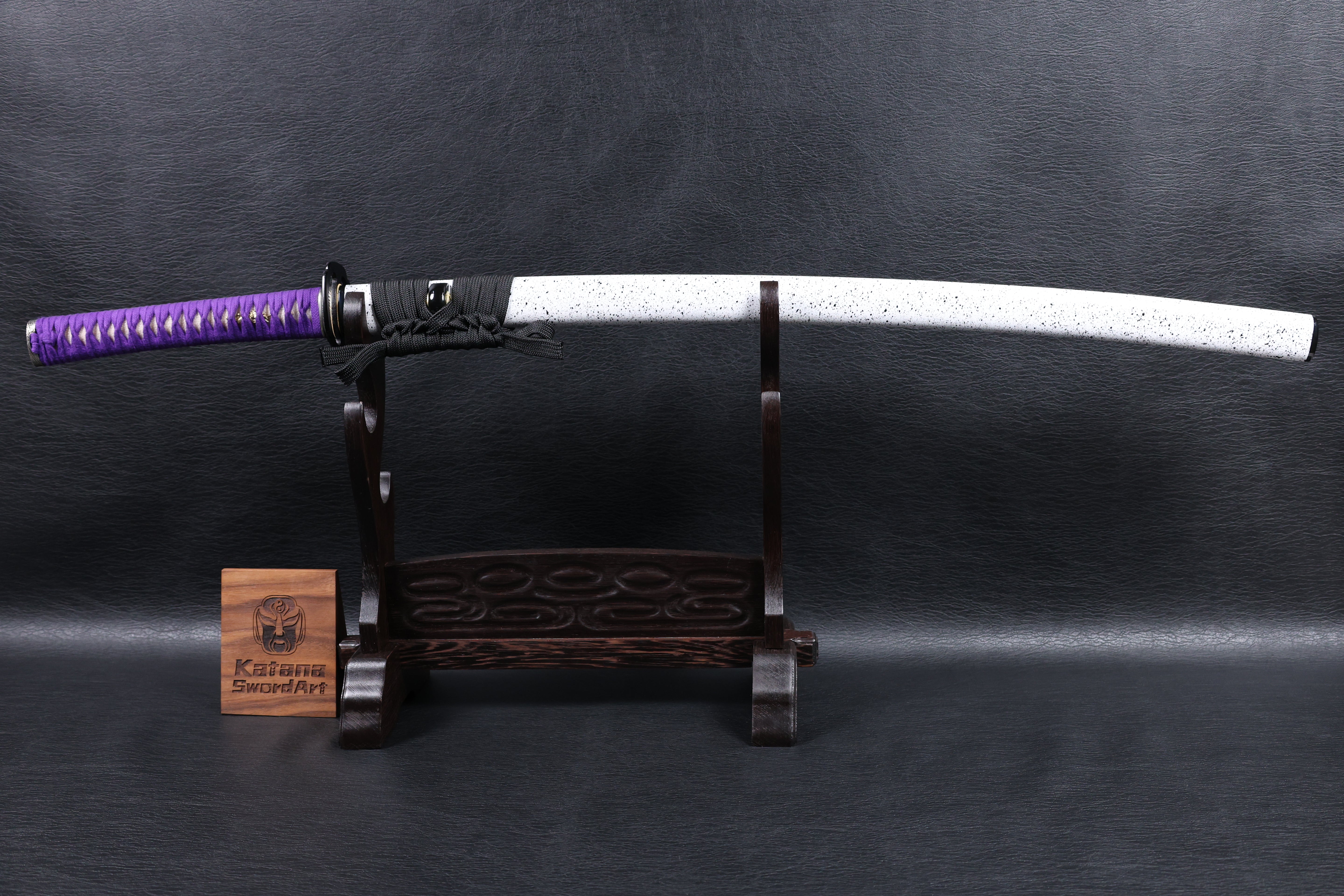 Katana Shingen Folded Steel Clay Tempered Blade with Notare Wave Hamon | KSA Hua