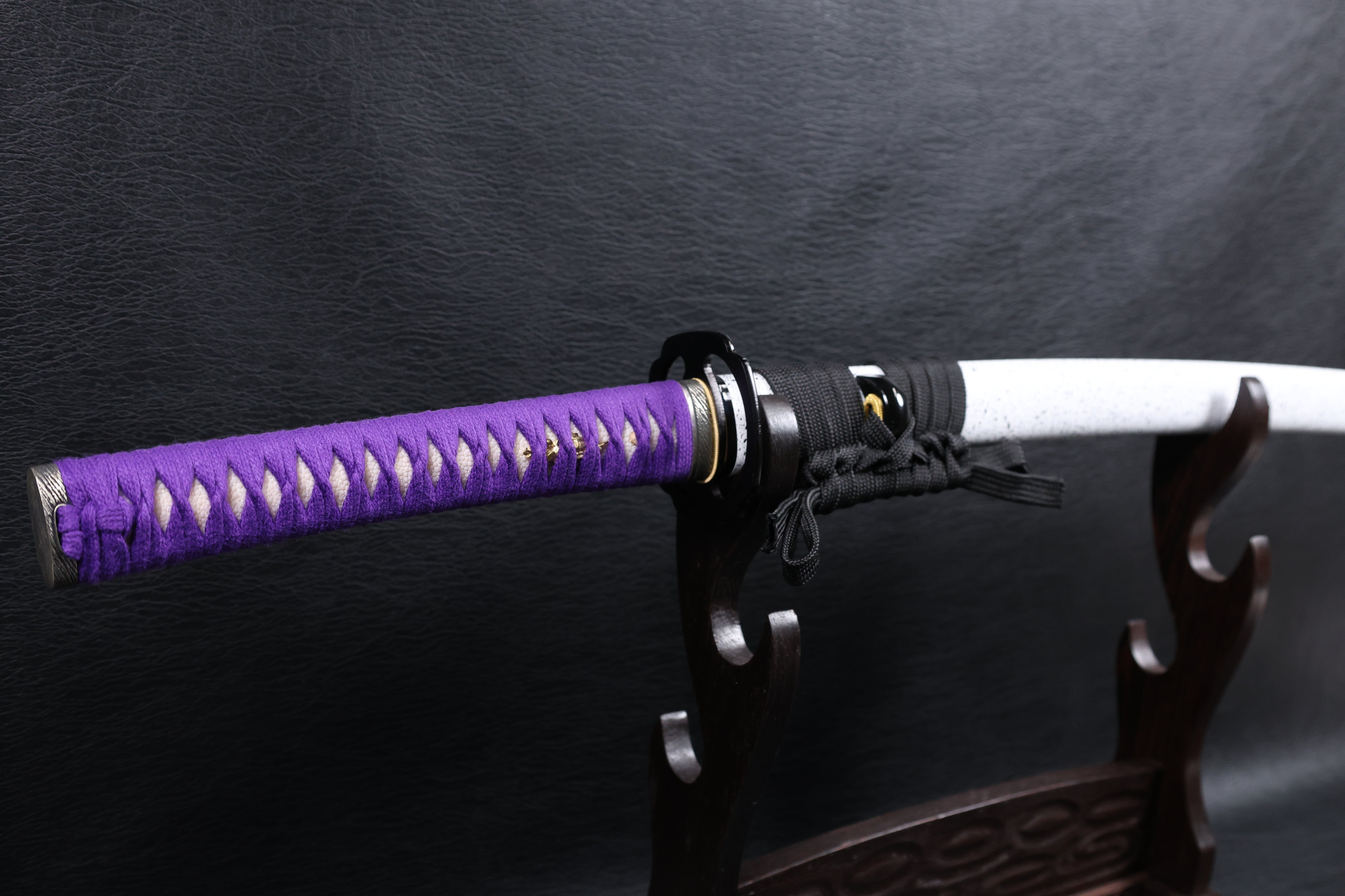 Katana Shingen Folded Steel Clay Tempered Blade with Notare Wave Hamon | KSA Hua