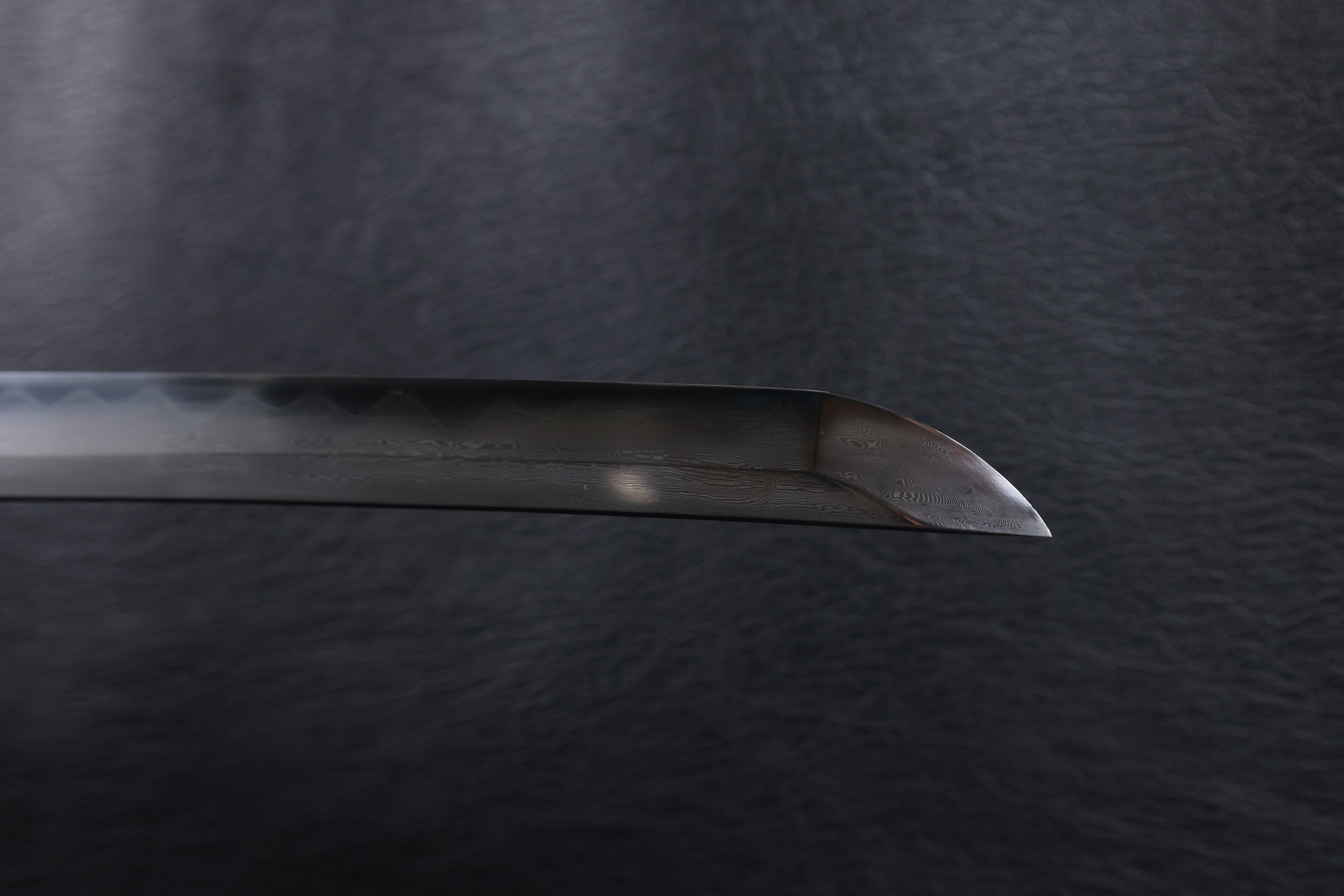 Katana Masamune Folded Steel Clay Tempered Blade with Notare Wave Hamon | KSA Hua