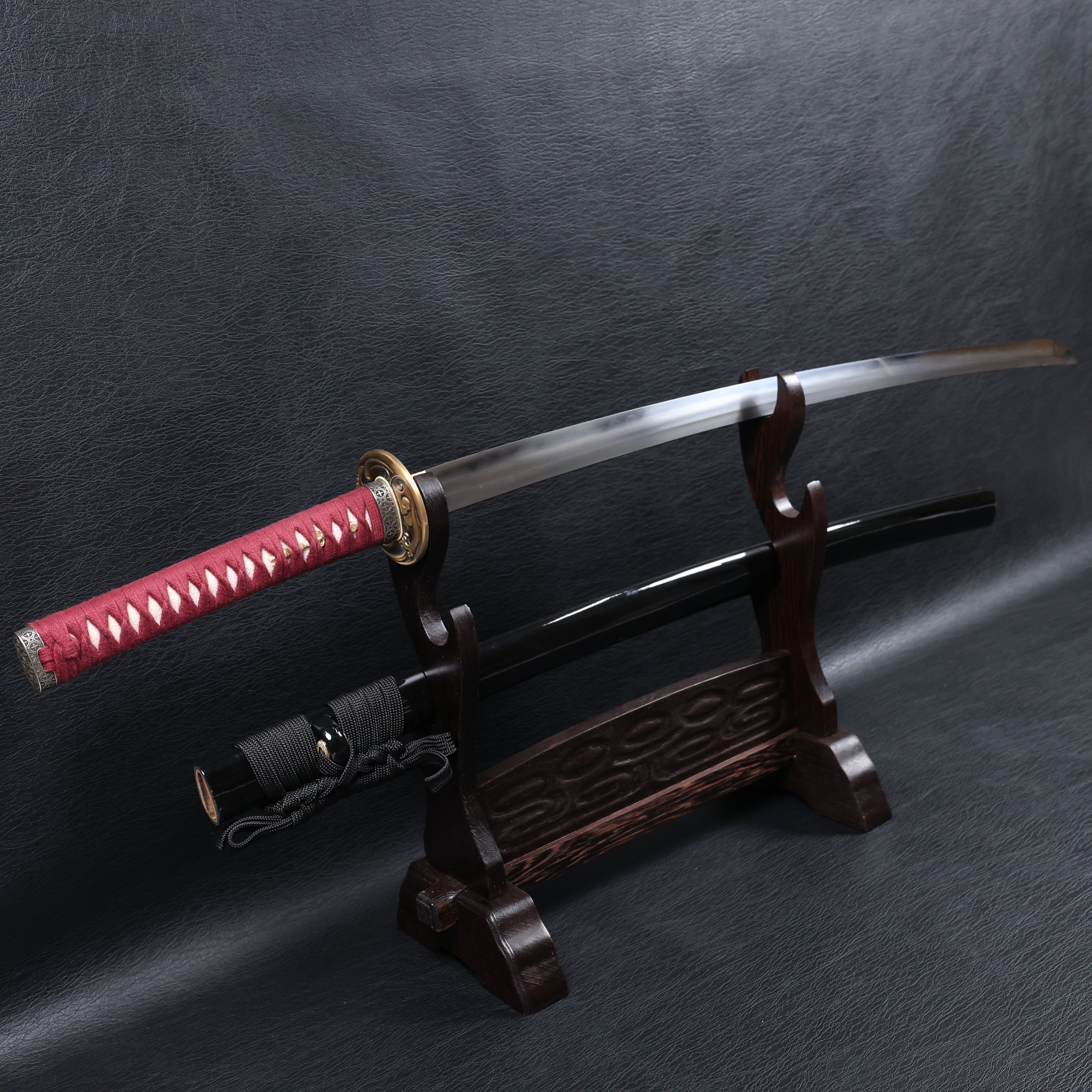 Katana Masamune Folded Steel Clay Tempered Blade with Notare Wave Hamon | KSA Hua
