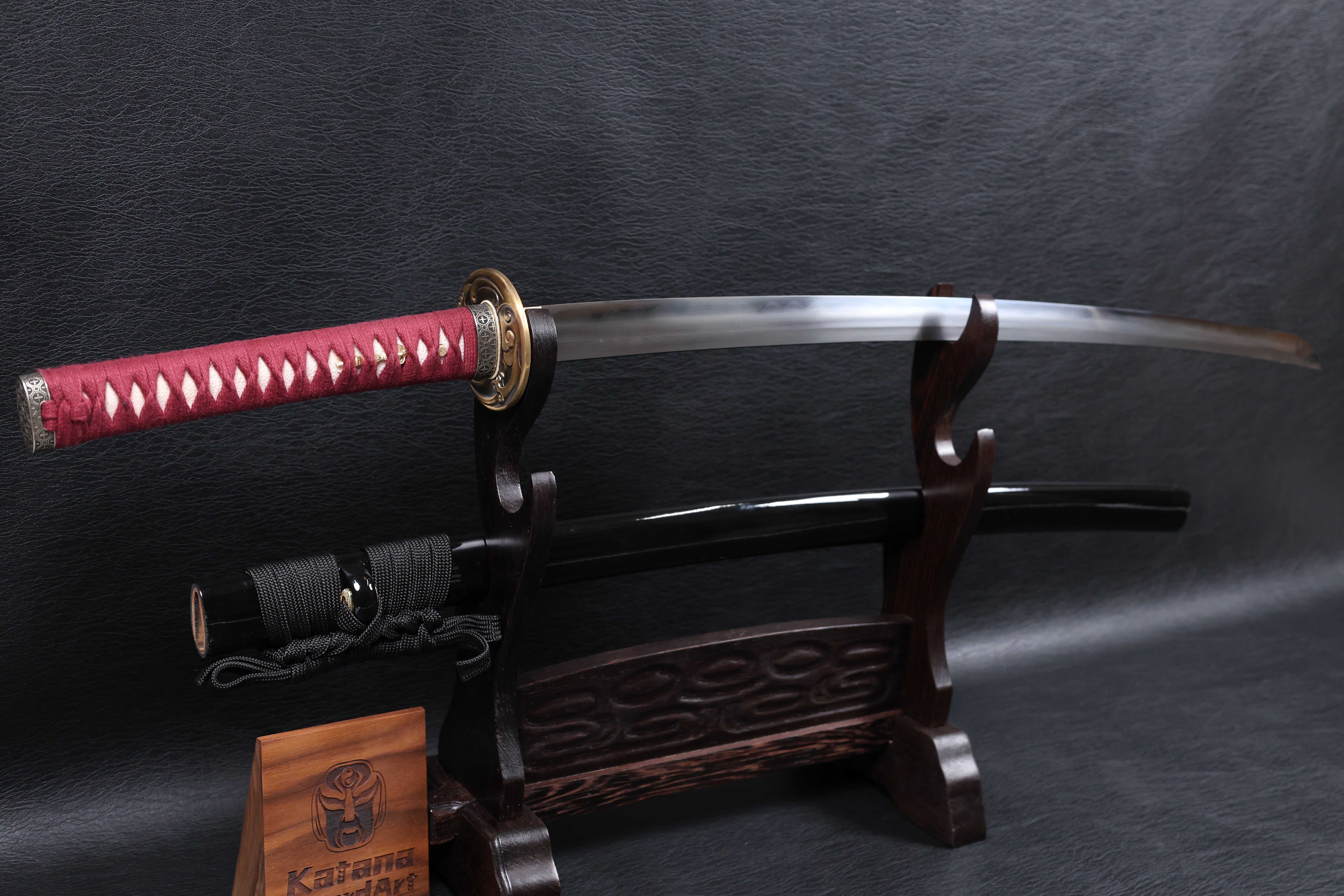 Katana Masamune Folded Steel Clay Tempered Blade with Notare Wave Hamon | KSA Hua