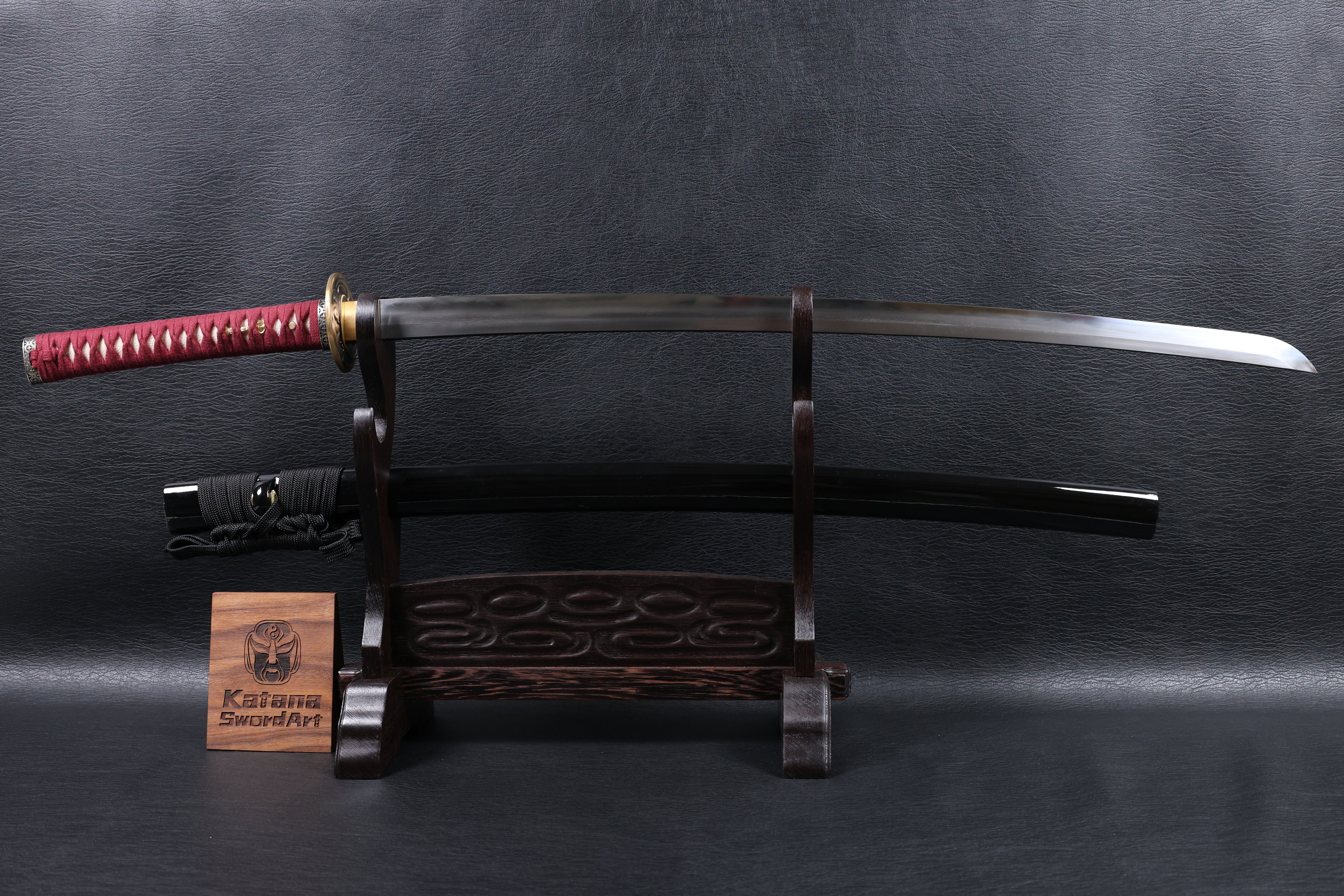 Katana Masamune Folded Steel Clay Tempered Blade with Notare Wave Hamon | KSA Hua