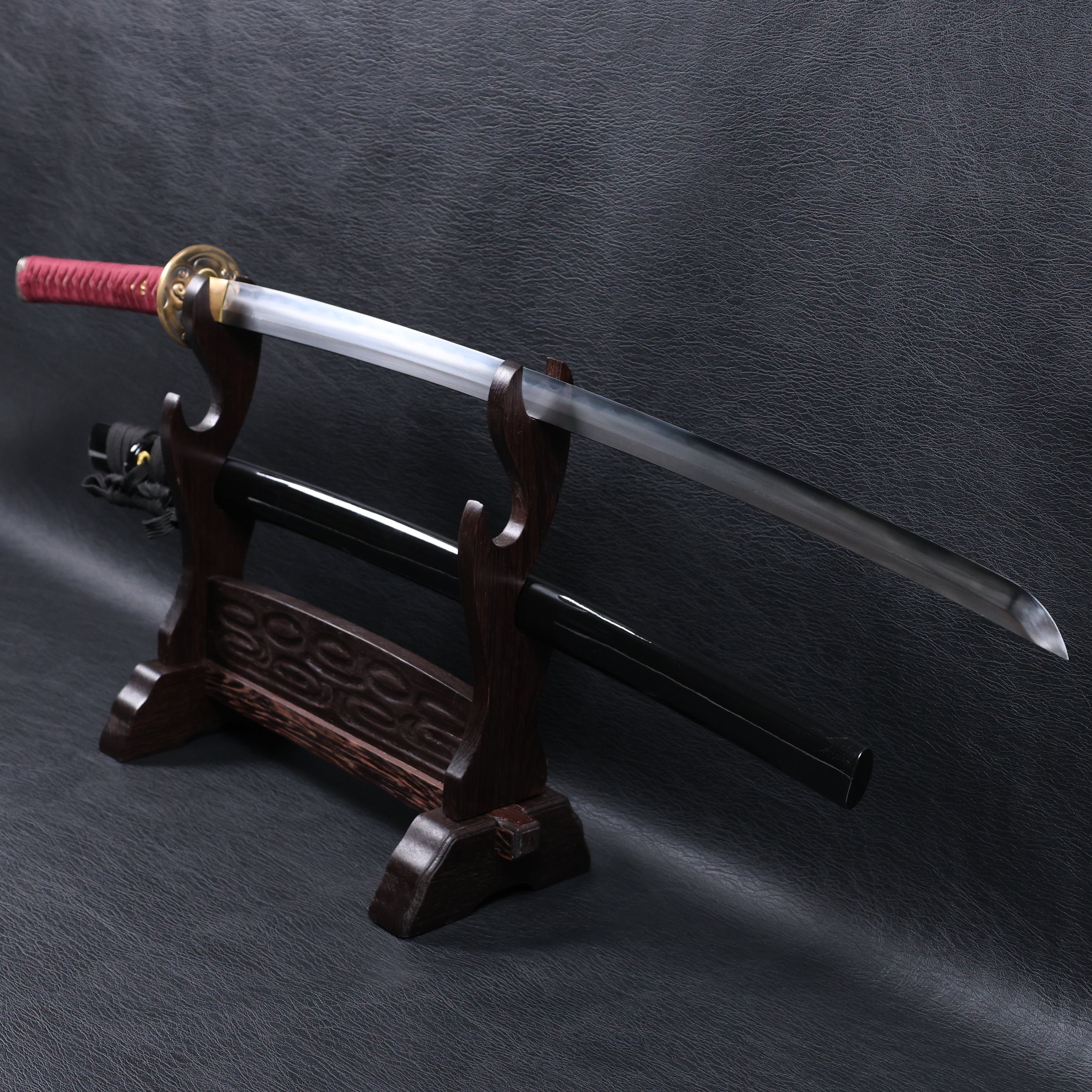 Katana Masamune Folded Steel Clay Tempered Blade with Notare Wave Hamon | KSA Hua
