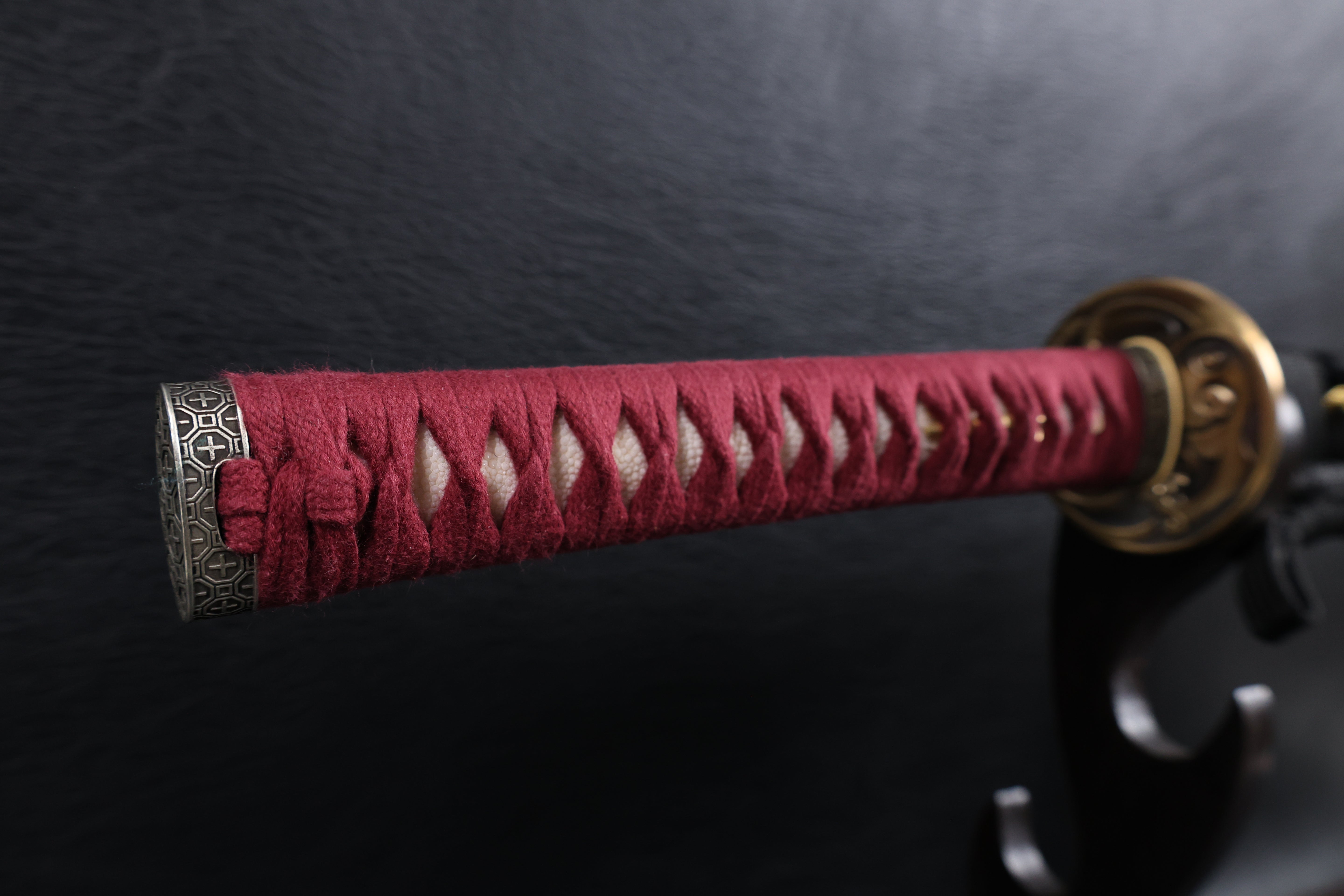 Katana Masamune Folded Steel Clay Tempered Blade with Notare Wave Hamon | KSA Hua