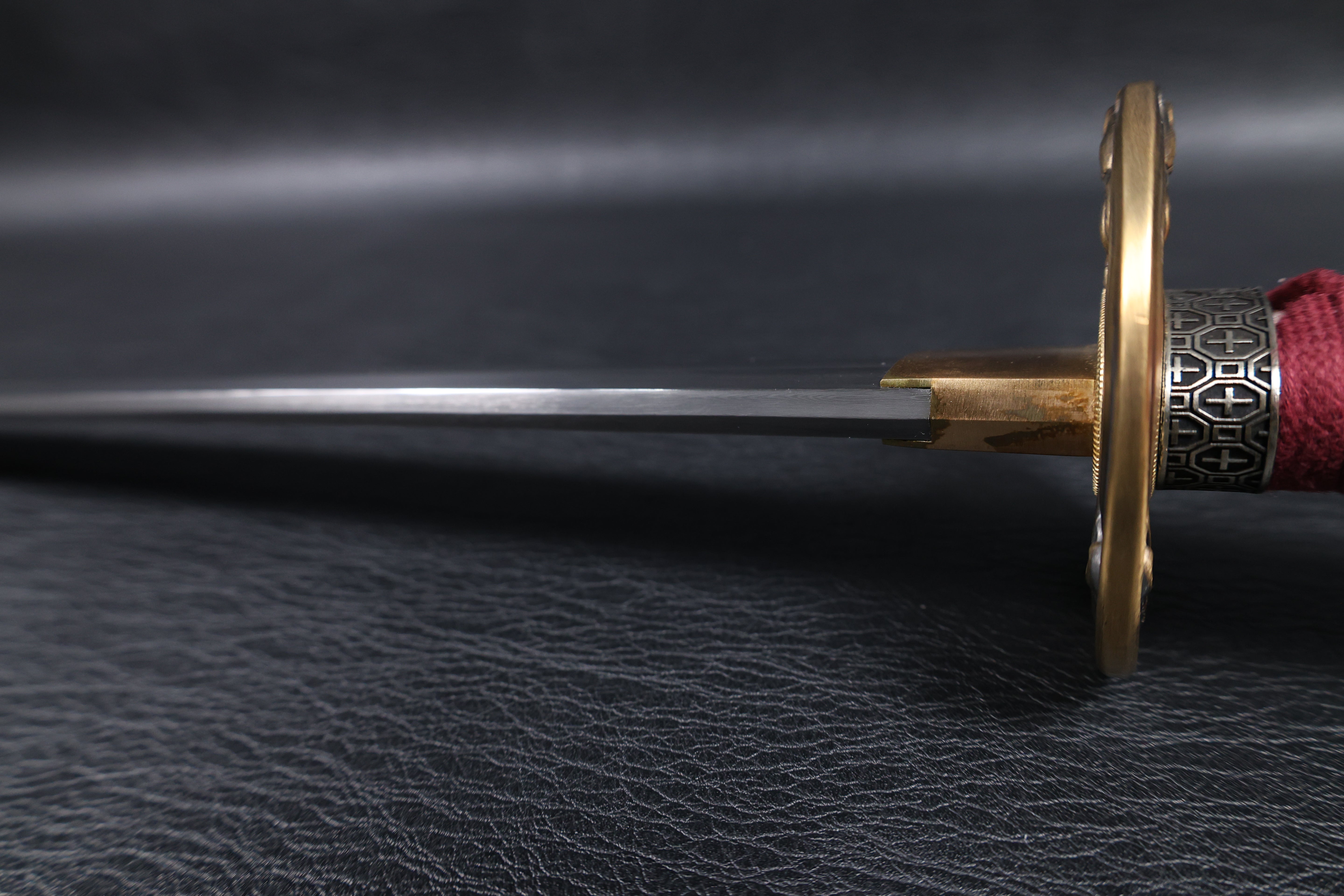 Katana Masamune Folded Steel Clay Tempered Blade with Notare Wave Hamon | KSA Hua