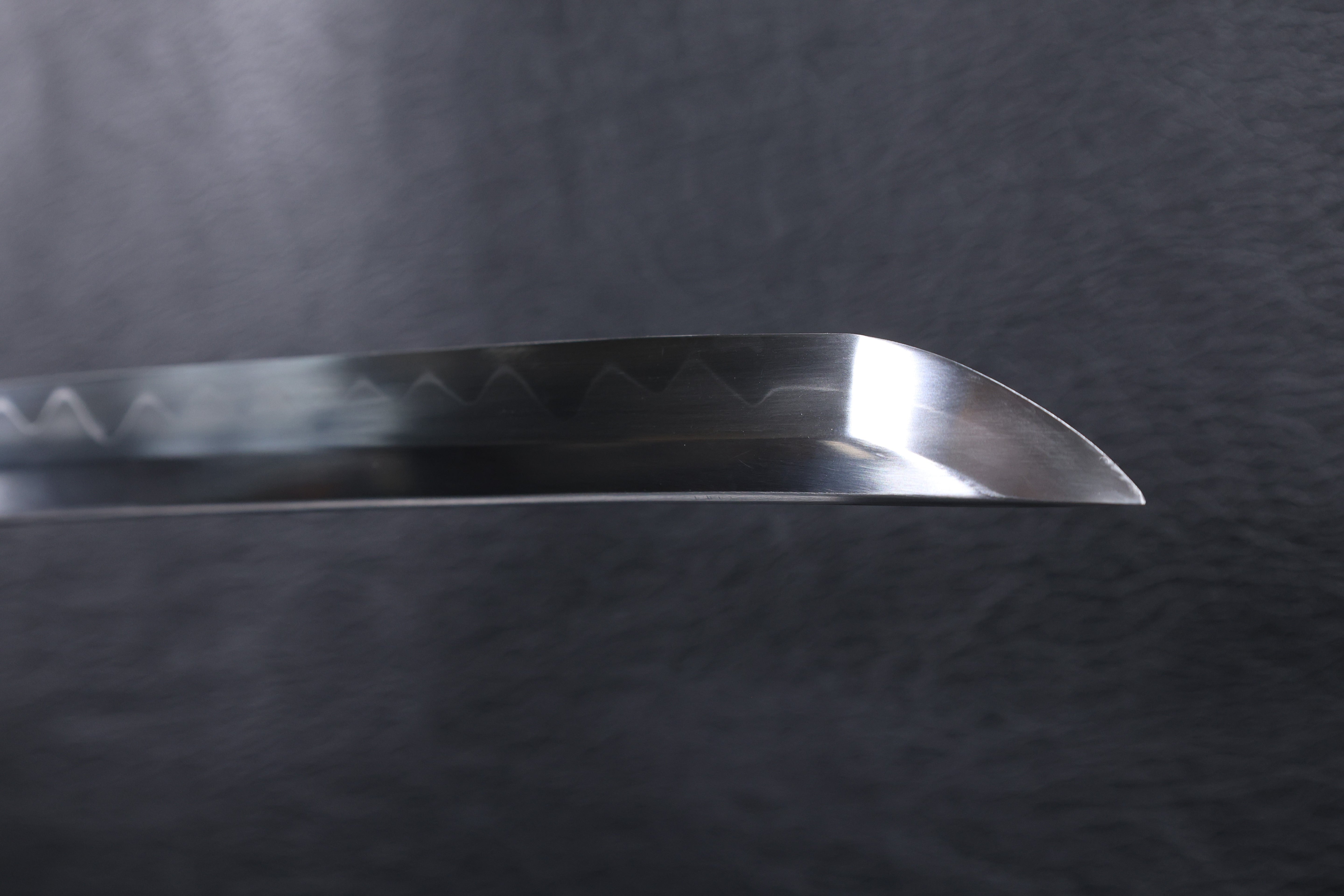 Katana Masashige T10 Clay Tempered Blade with Notare Wave Hamon | KSA Huo