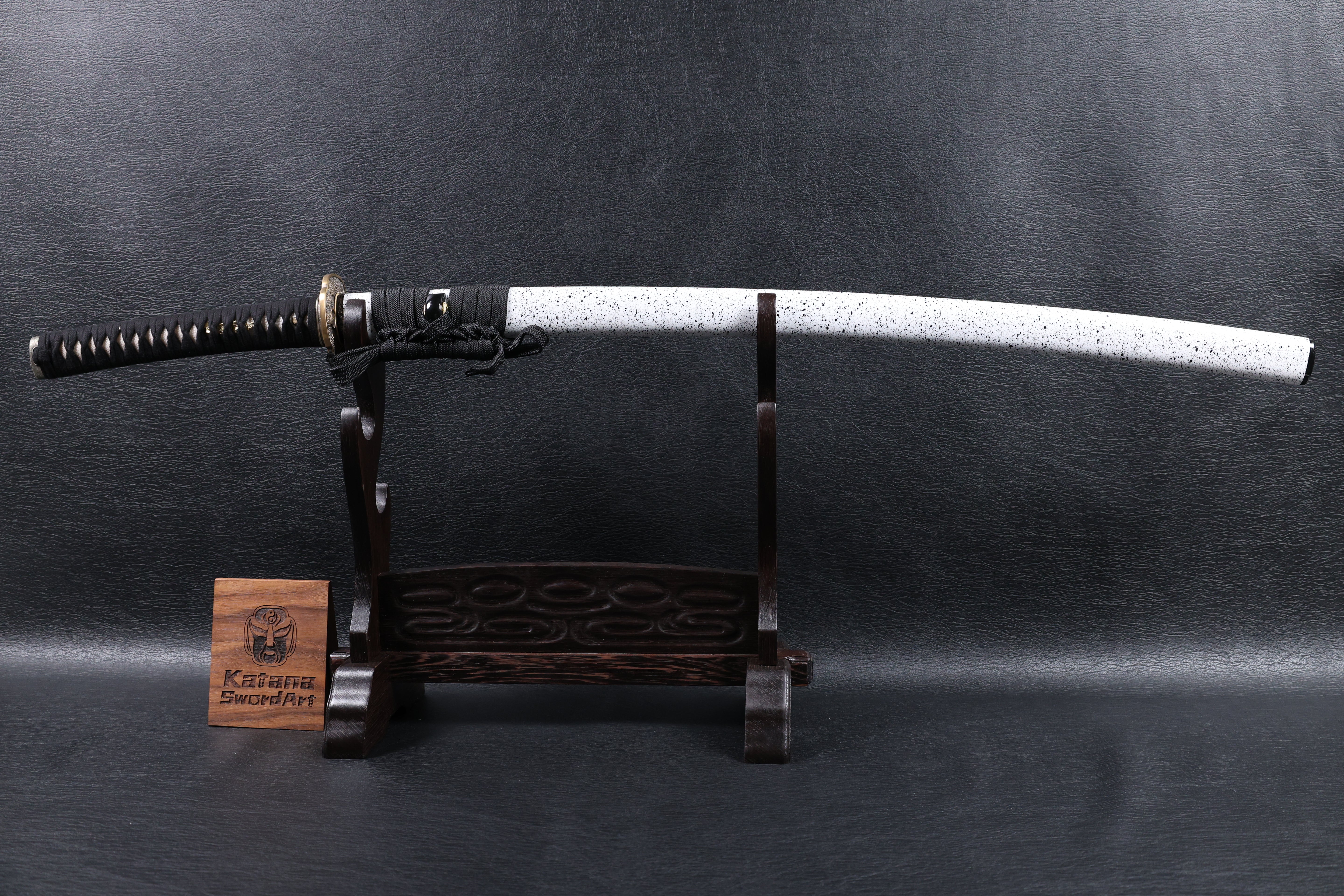 Katana Nobutsuna T10 Clay Tempered Blade with Notare Wave Hamon | KSA Huo