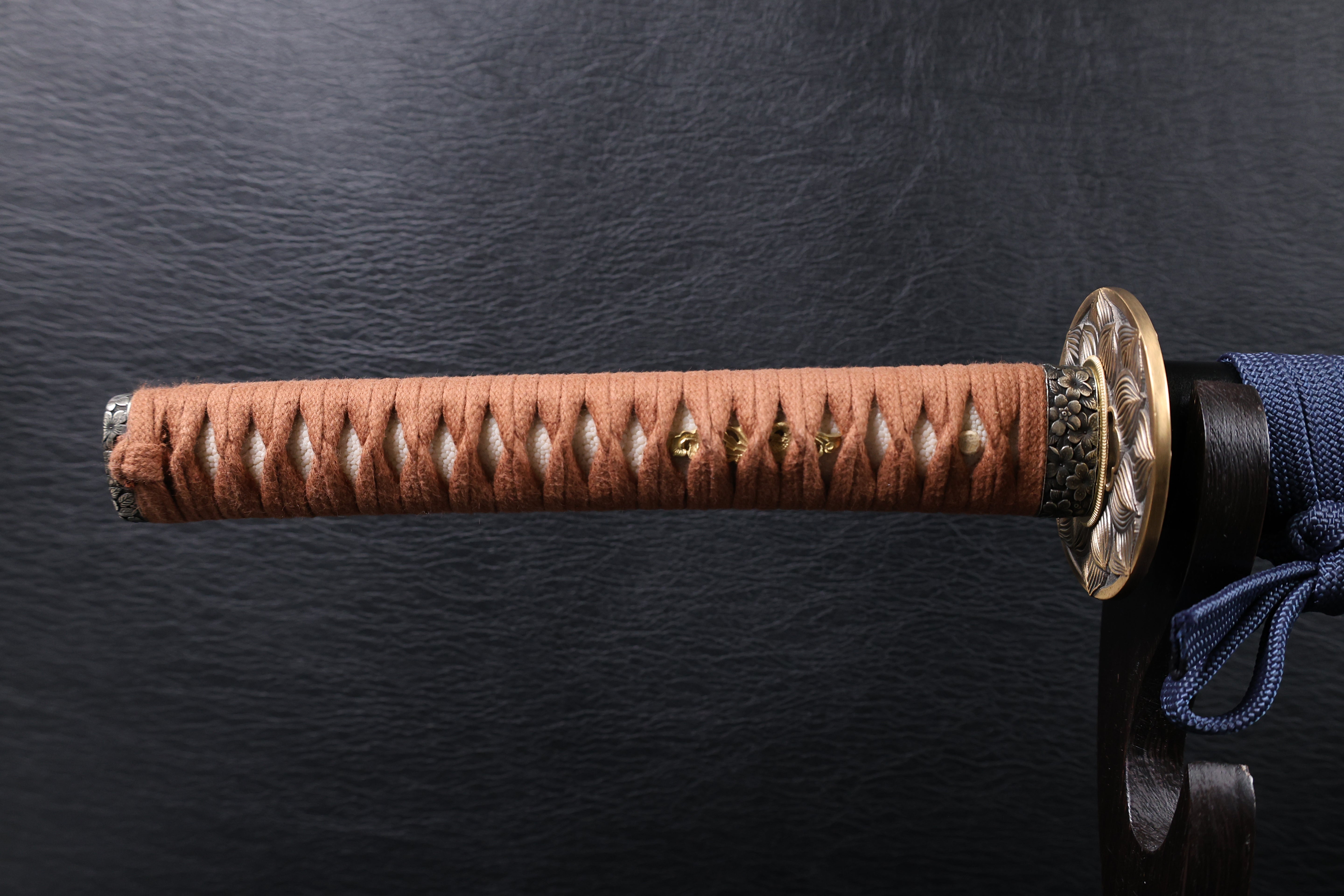 Katana Bokuden T10 Clay Tempered Blade with Notare Wave Hamon | KSA Huo