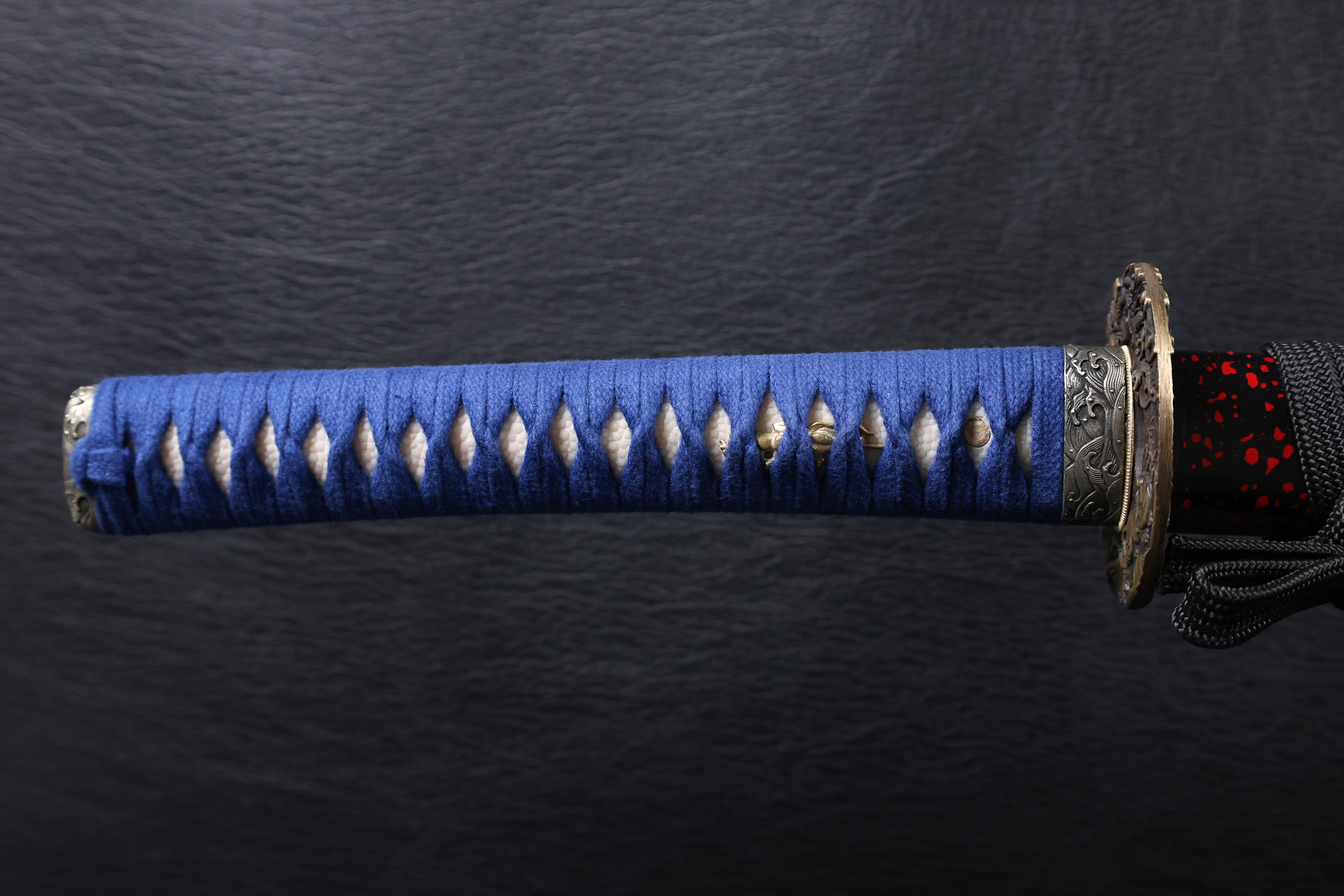 Katana Mitsunari T10 Clay Tempered Blade with Notare Wave Hamon | KSA Huo