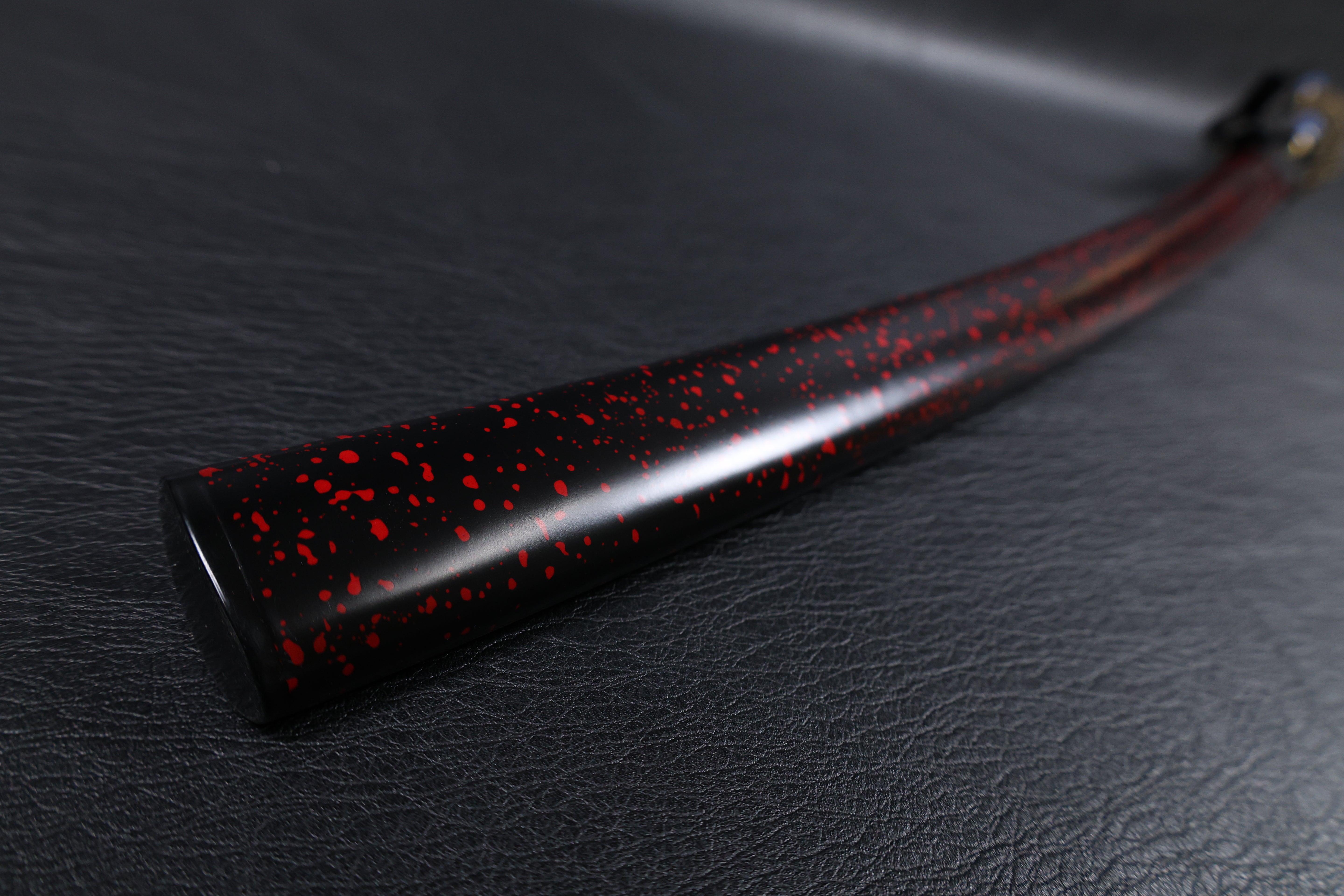 Katana Mitsunari T10 Clay Tempered Blade with Notare Wave Hamon | KSA Huo
