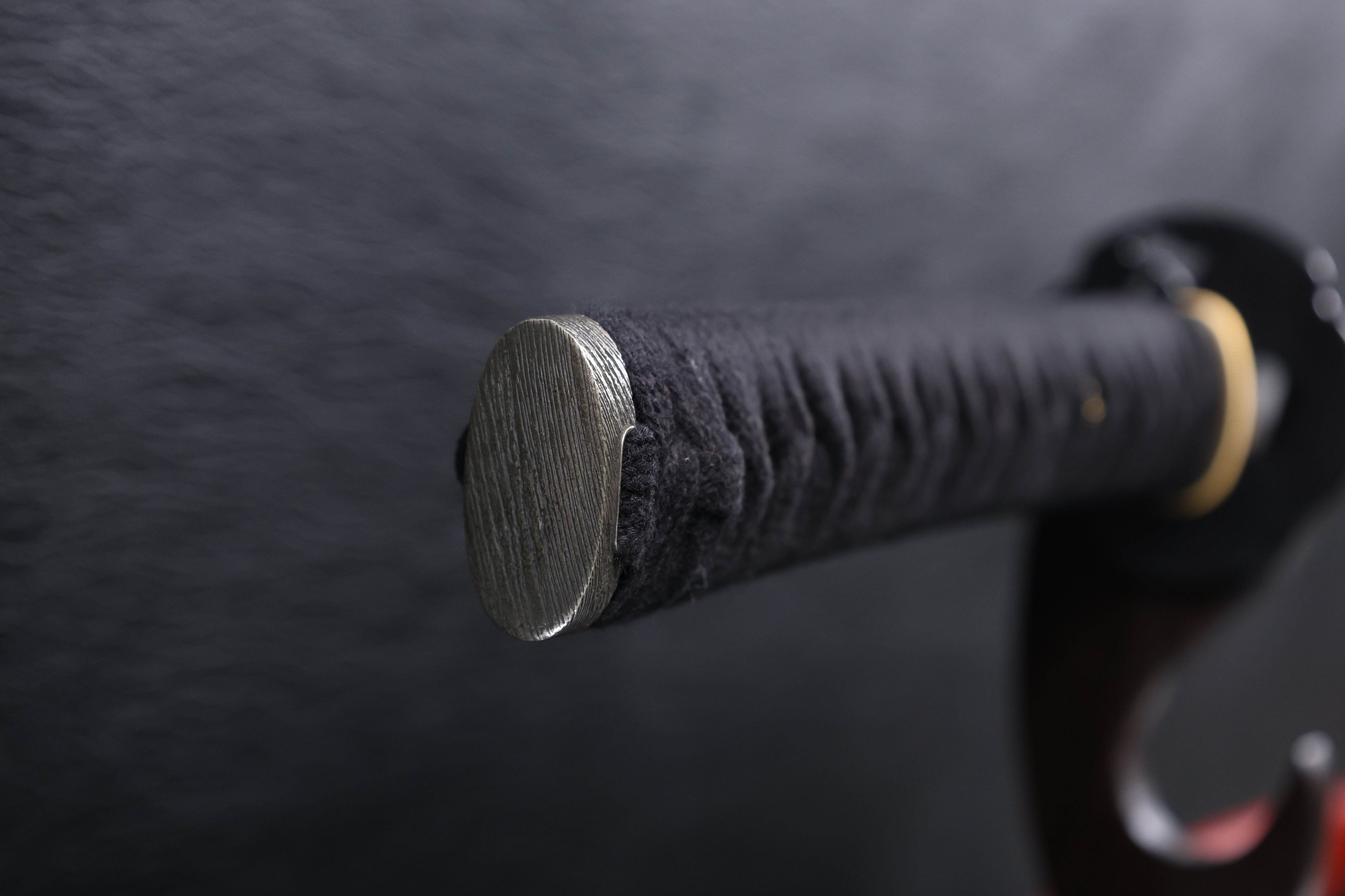 Katana Motonari T10 Clay Tempered Blade with Notare Wave Hamon | KSA Huo