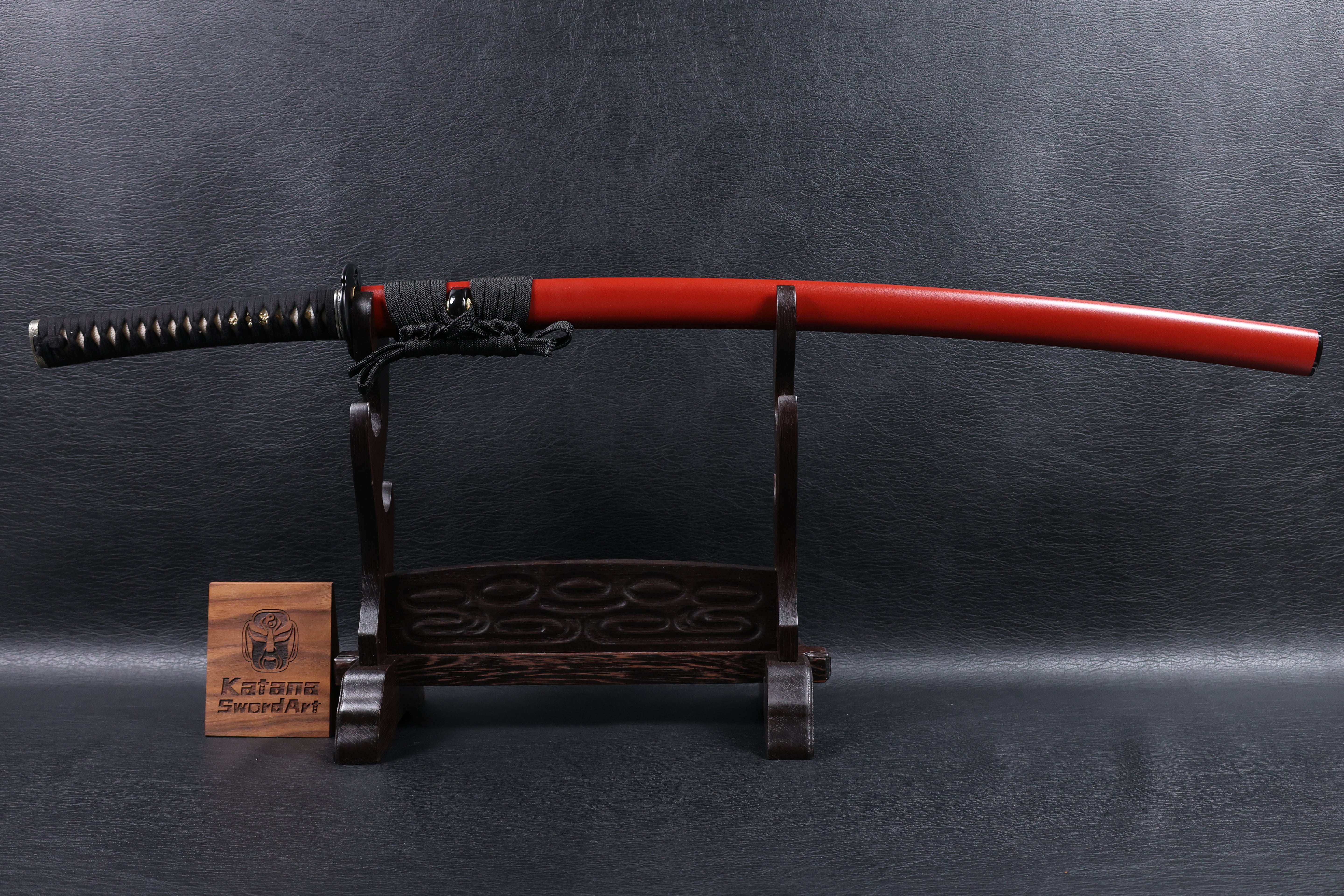 Katana Motonari T10 Clay Tempered Blade with Notare Wave Hamon | KSA Huo