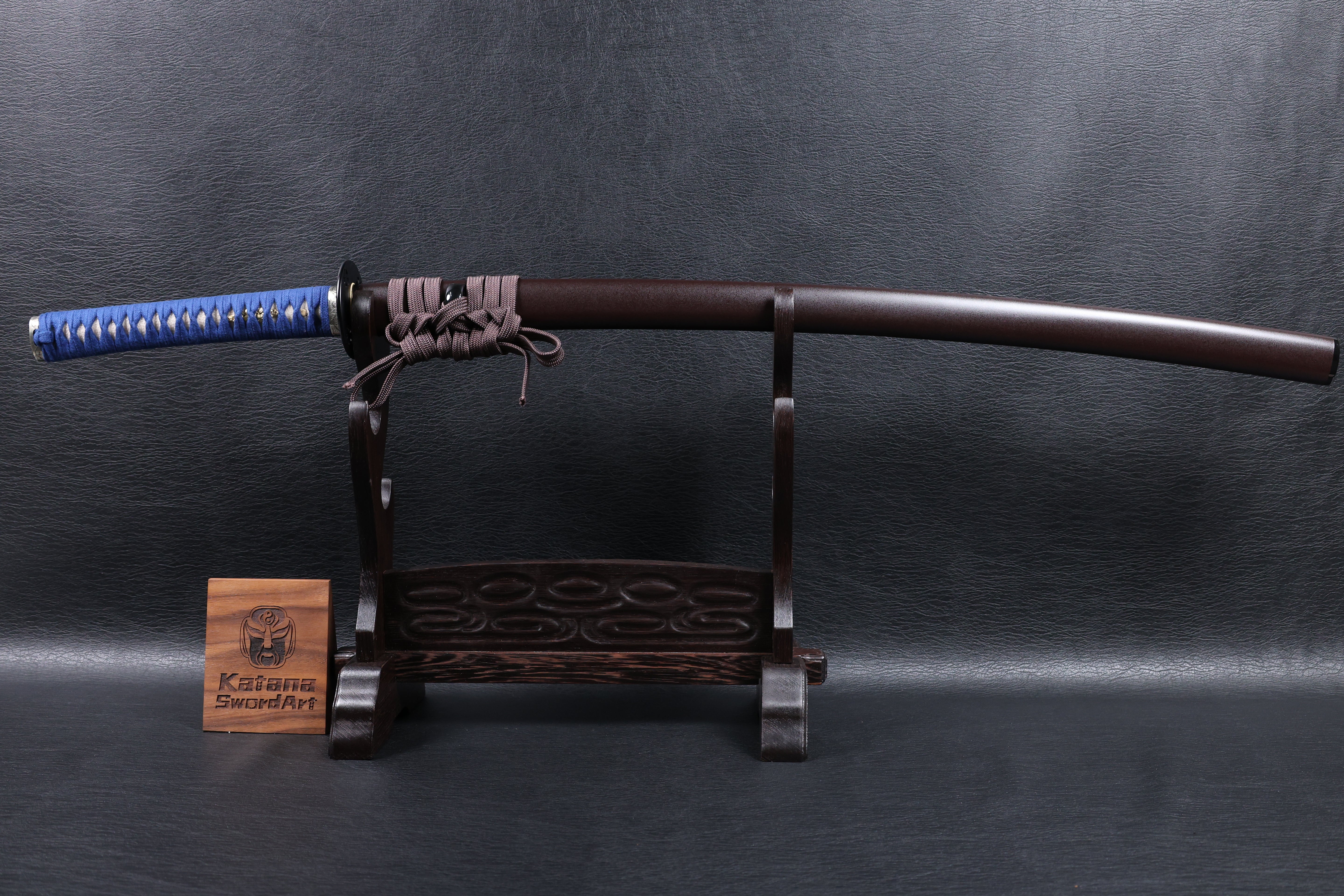 Katana Masashige T10 Clay Tempered Blade with Notare Wave Hamon | KSA Huo