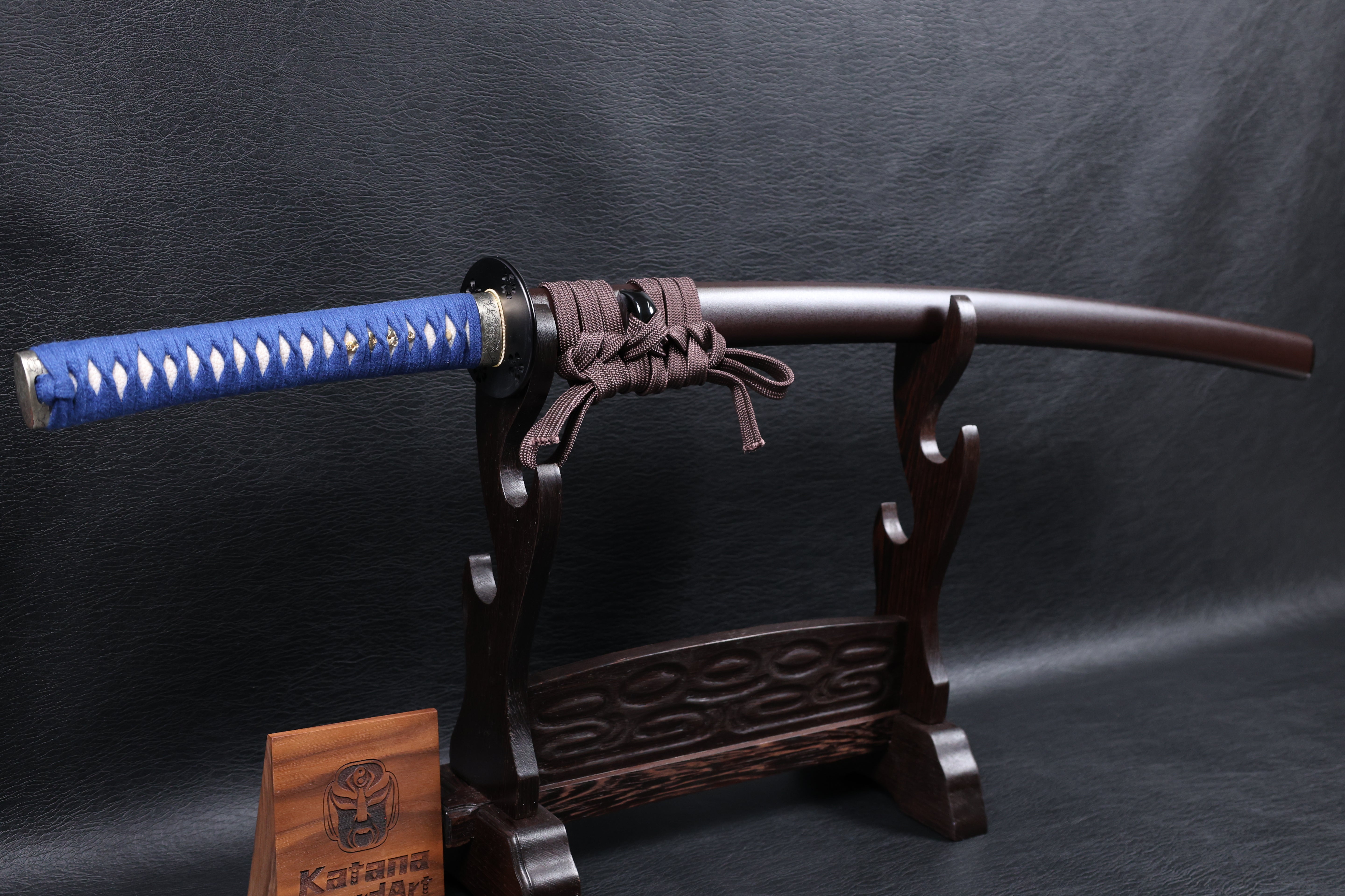 Katana Masashige T10 Clay Tempered Blade with Notare Wave Hamon | KSA Huo
